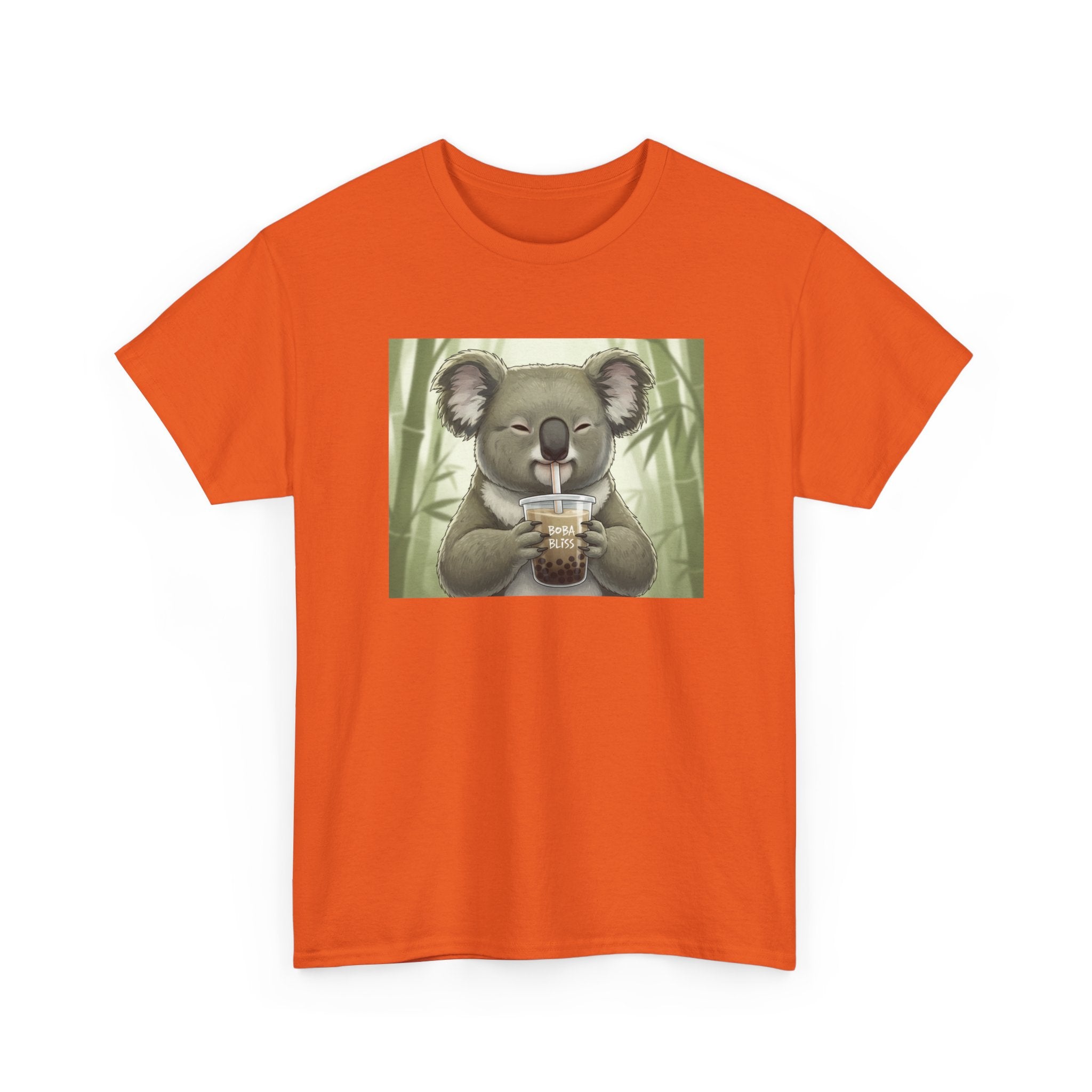Koala Bubble Tea T‑Shirt — Cute Koala Drinking Boba Graphic Tee - Adult