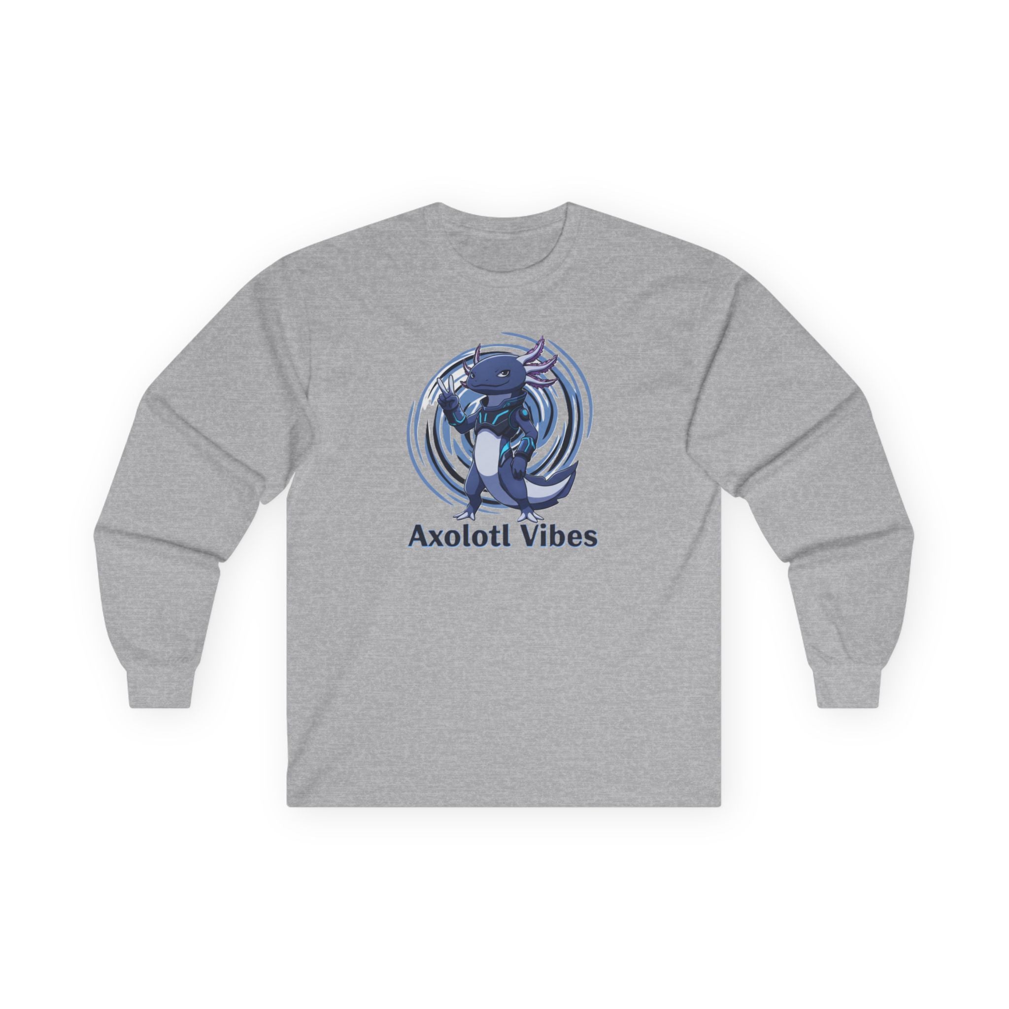 Axolotl Vibes Long Sleeve Tee - Adult