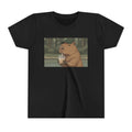 Capybara Drinking Boba Tea Youth Tee — Cute Kawaii Bubble Shirt for Kids - Kids