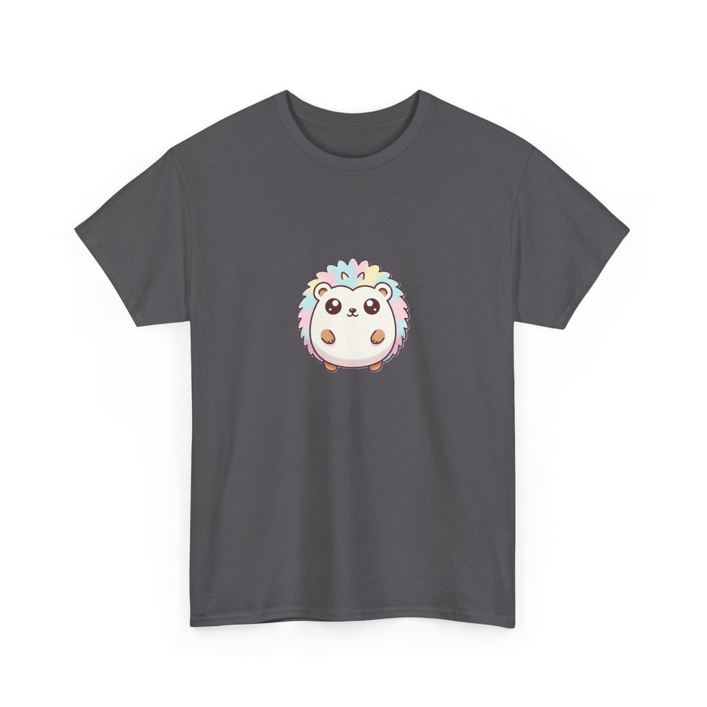 Cute Rainbow Hedgehog T-Shirt — Kawaii Animal Graphic Tee - Adult