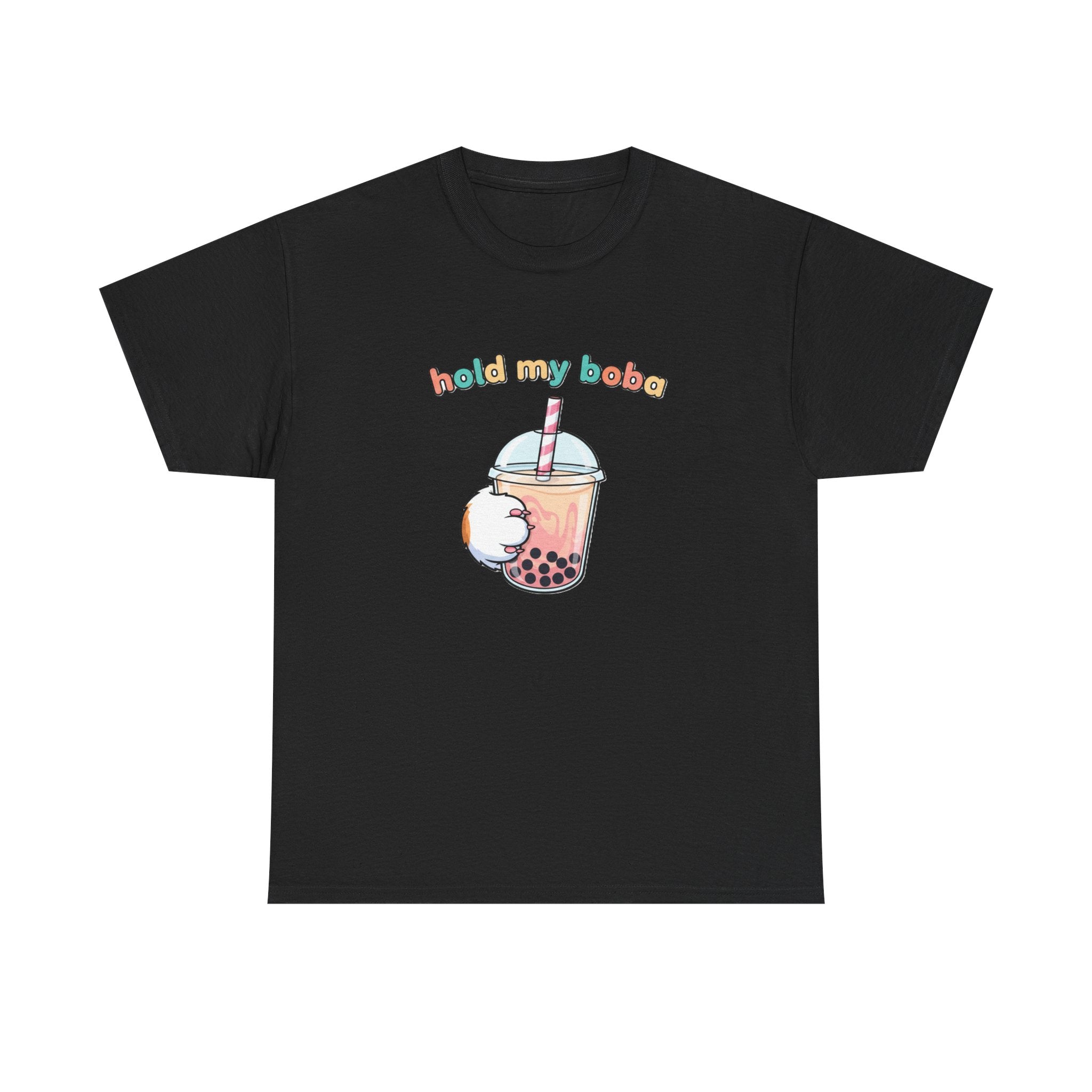 Hold My Boba T‑Shirt — Cute Bubble Tea Graphic Tee - Adult