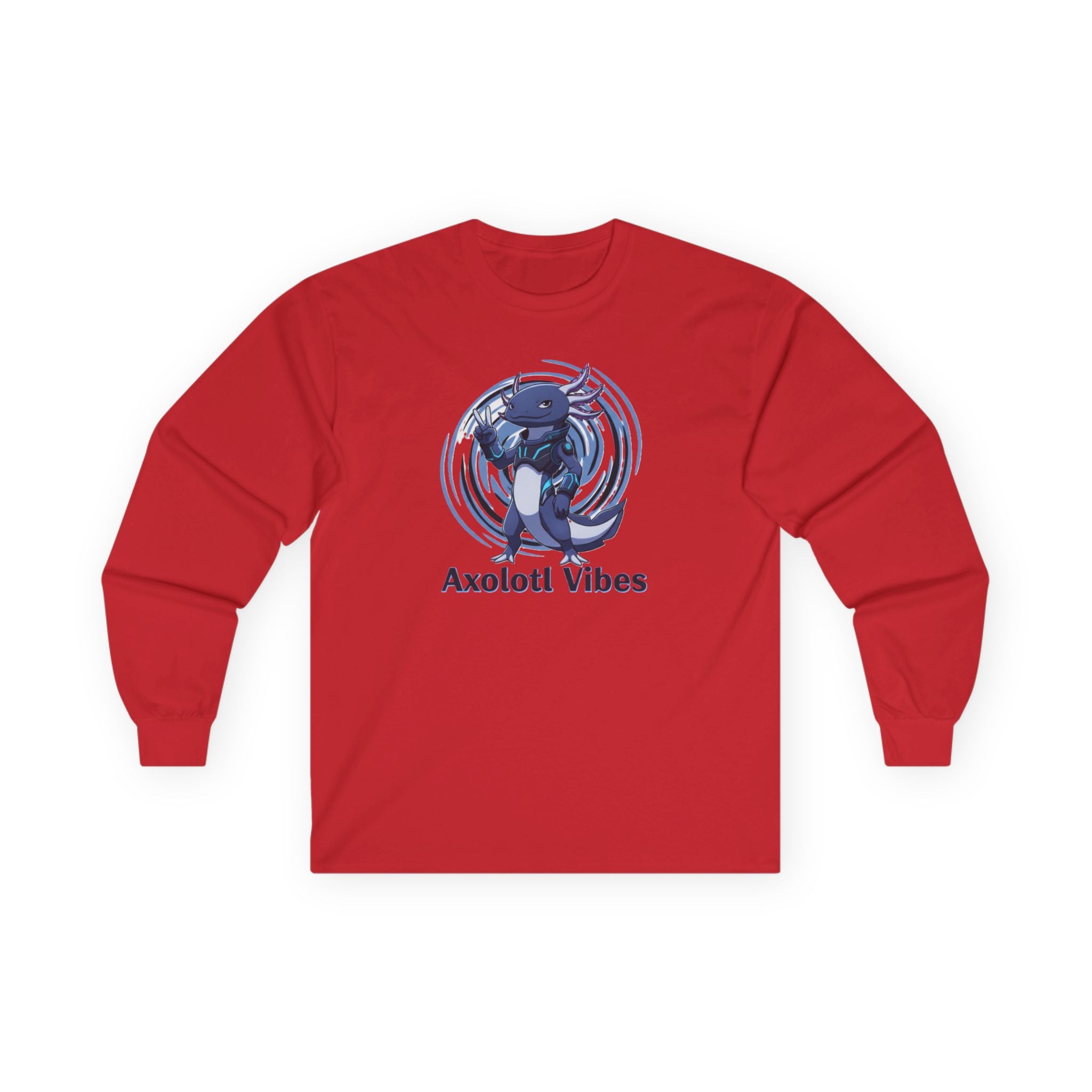 Axolotl Vibes Long Sleeve Tee - Adult