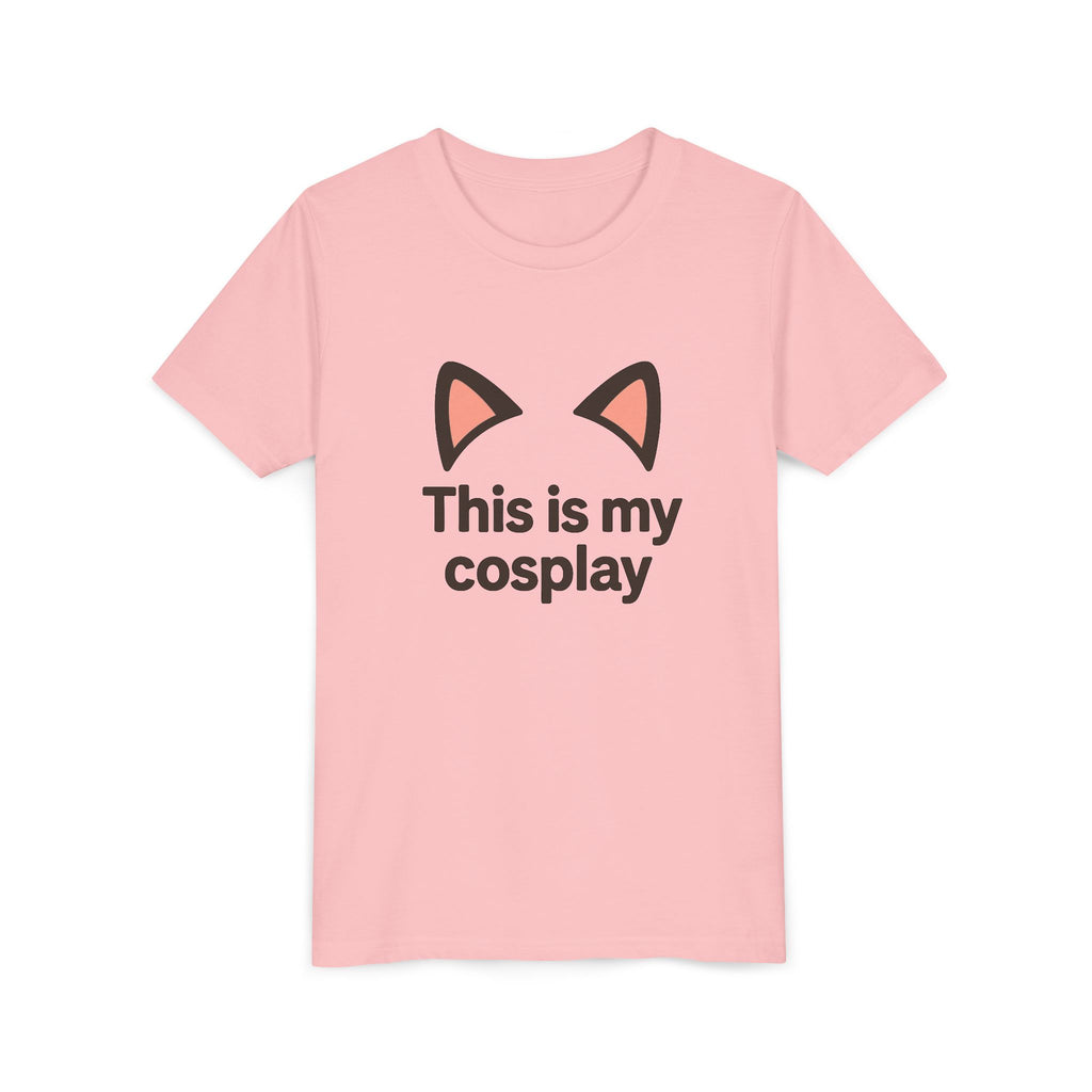 Youth Tee — "This Is My Cosplay" Cat Ear Graphic