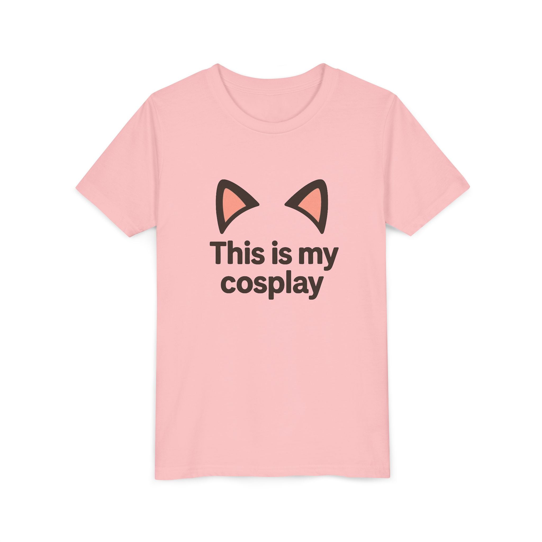 Youth Tee — "This Is My Cosplay" Cat Ear Graphic