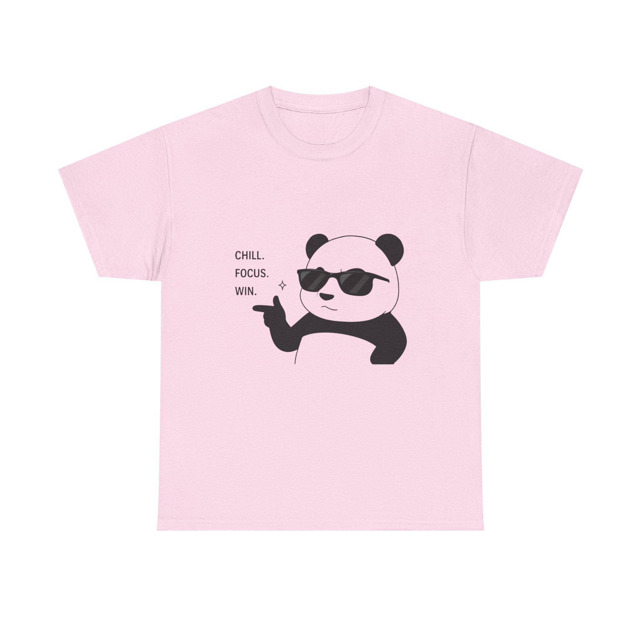Panda 'Chill. Focus. Win.' T-Shirt - Adult