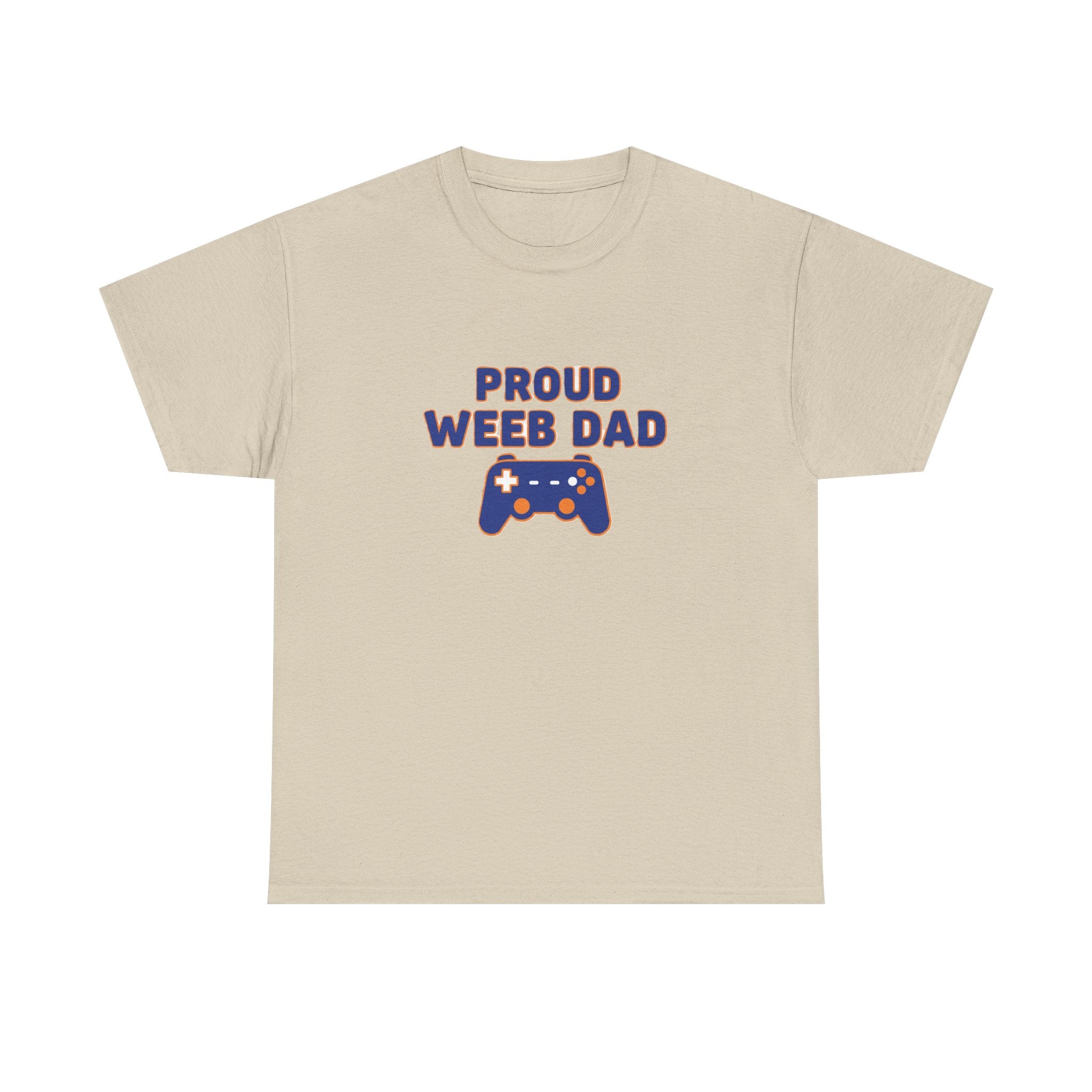 Proud Weeb Dad T-Shirt — Gamer Controller Graphic Dad Tee - Adult