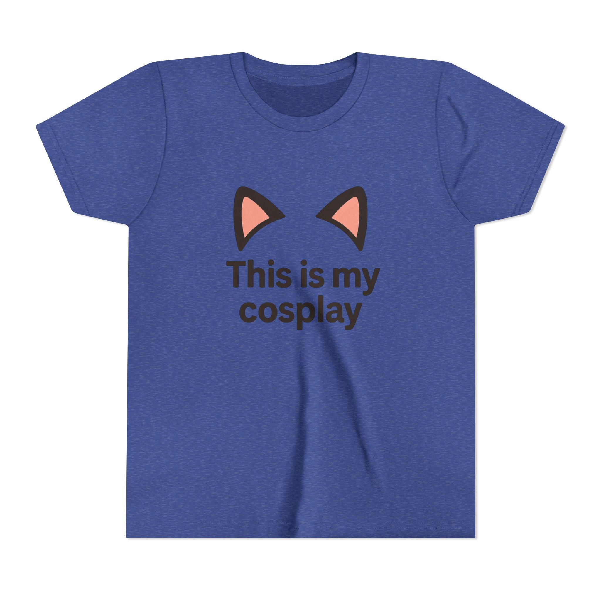 Youth Tee — "This Is My Cosplay" Cat Ear Graphic