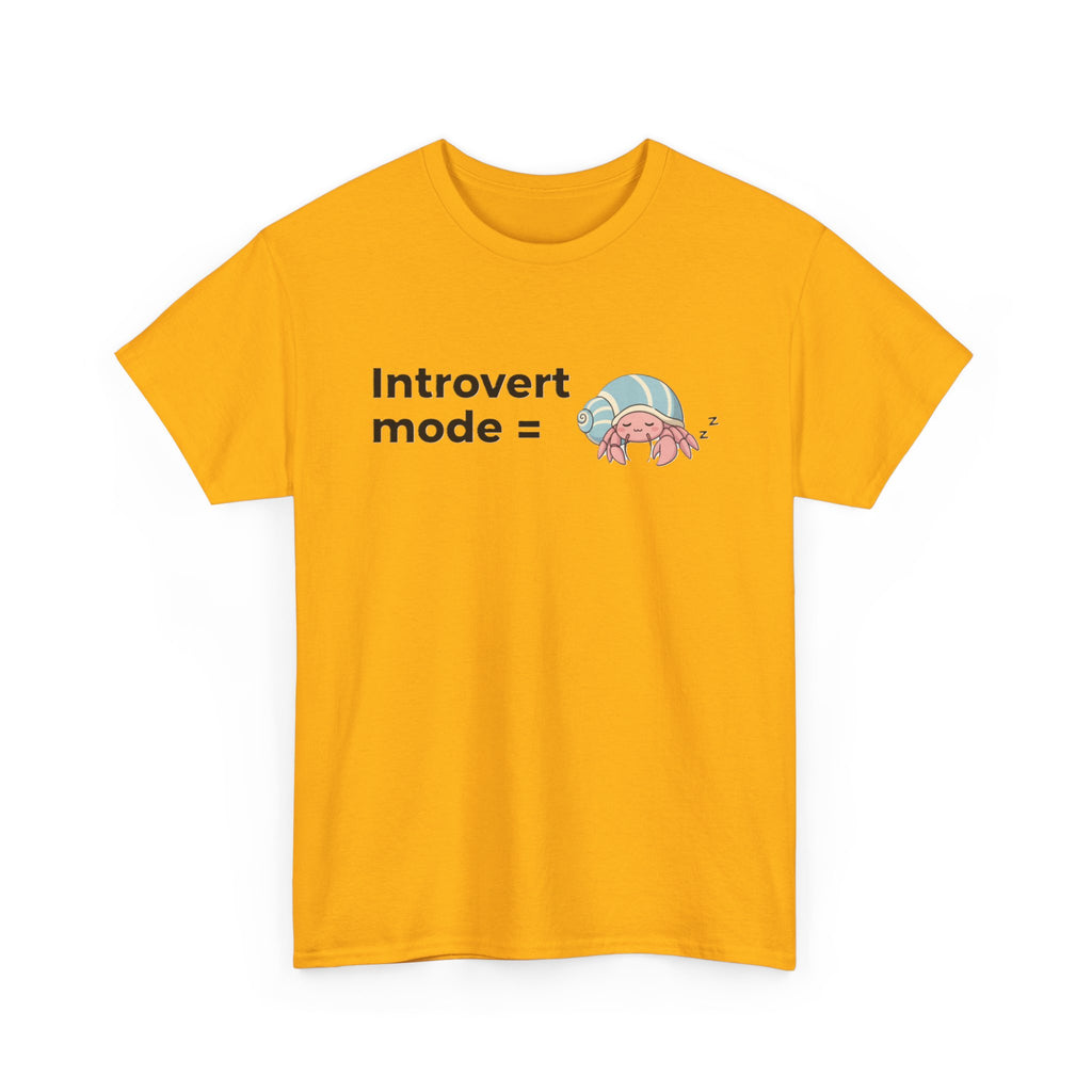 Introvert Mode Graphic Tee — Cute Anime Girl "Introvert mode" T-Shirt - Adult