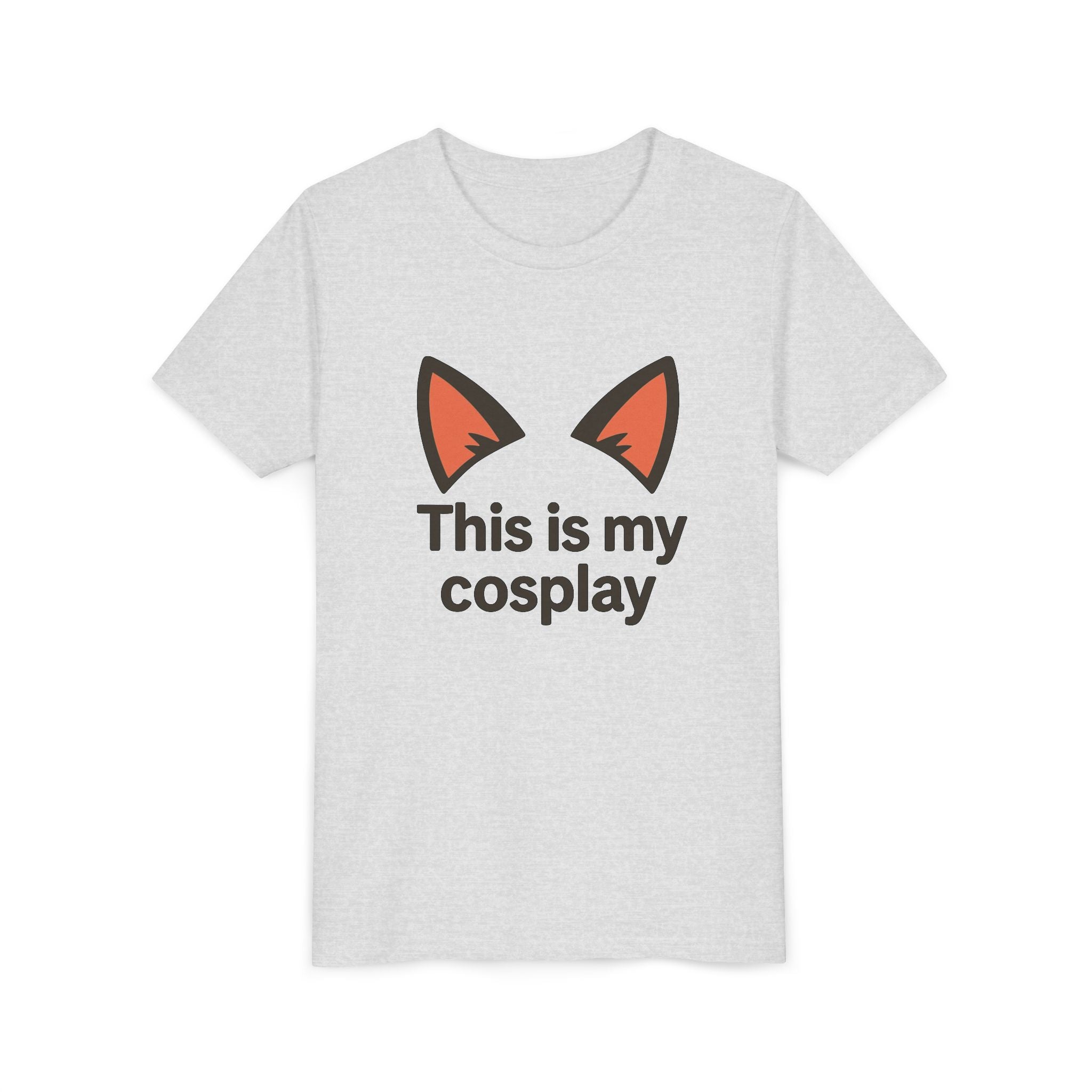 Youth Tee — "This Is My Cosplay" Fox Ear Costume Shirt
