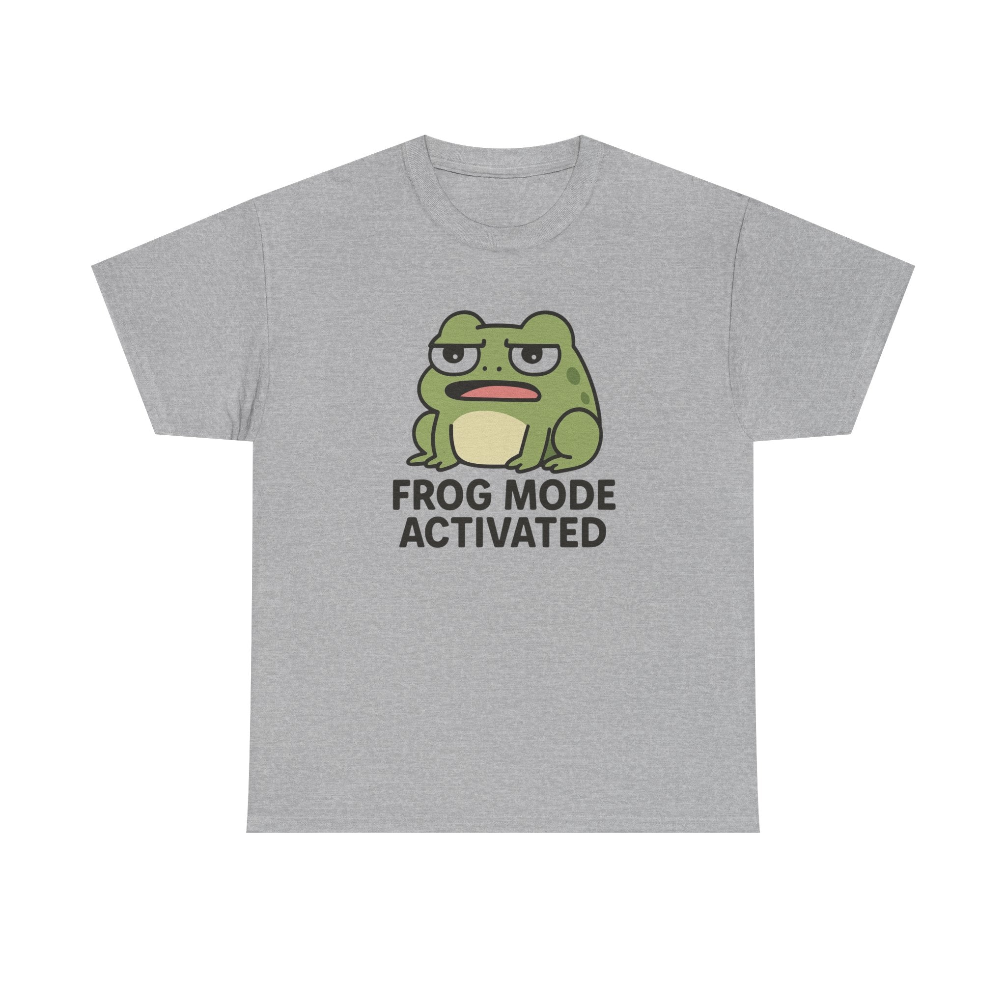 Frog Mode Activated T-Shirt — Cute Cartoon Frog Graphic Tee - Adult