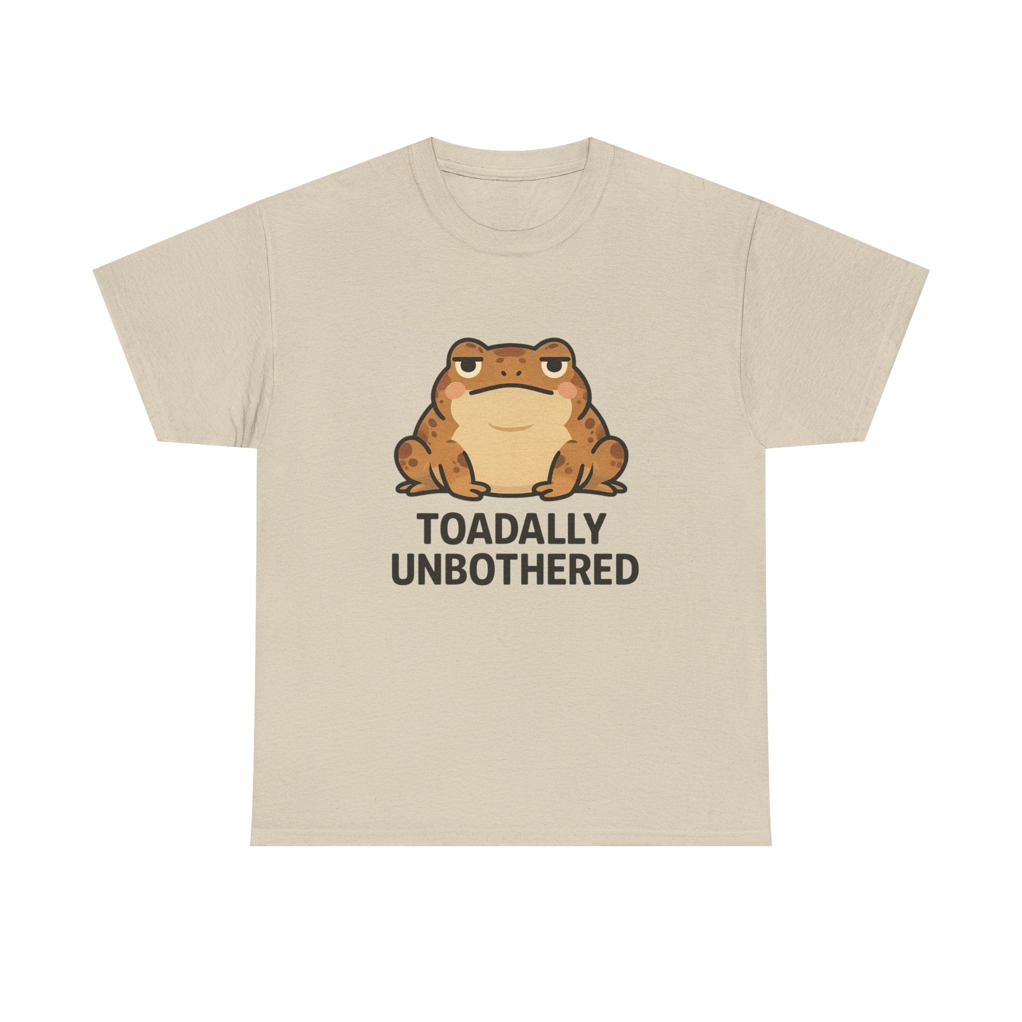 Toadally Unbothered T-Shirt — Cute Relaxed Frog Graphic Tee - Adult