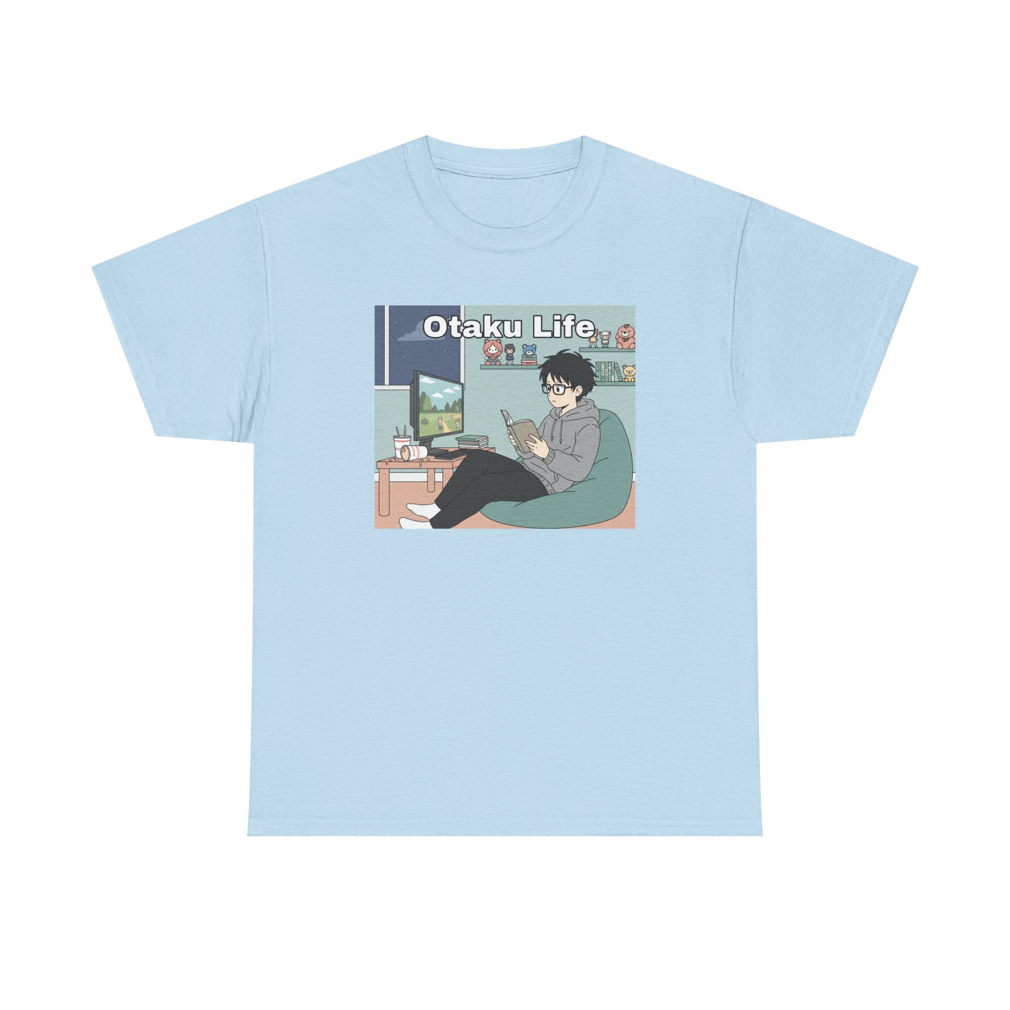 Otaku Life T-Shirt — Chill Anime Gamer Graphic Tee - Adult