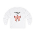 Axolotl Love Long Sleeve Tee — Cute Matching Axolotl Salamander Heart Shirt - Adult
