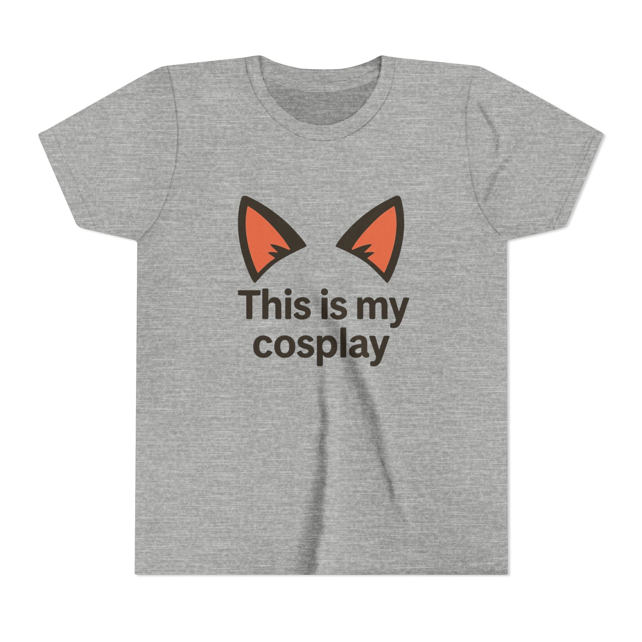 Youth Tee — "This Is My Cosplay" Fox Ear Costume Shirt
