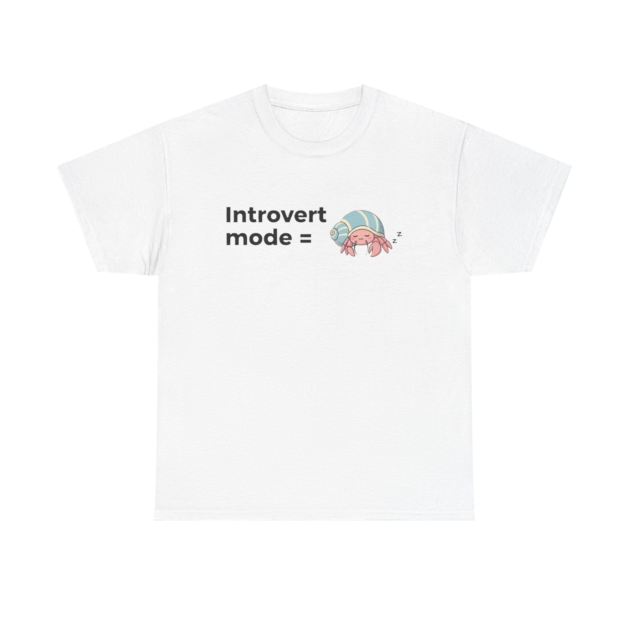 Introvert Mode Graphic Tee — Cute Anime Girl "Introvert mode" T-Shirt - Adult