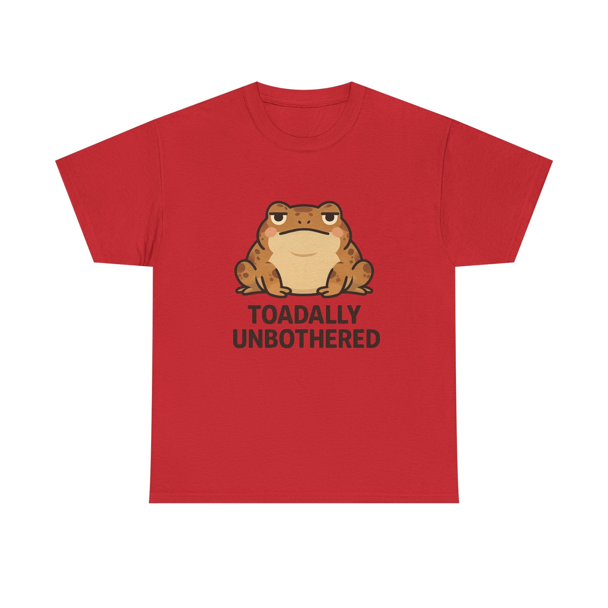 Toadally Unbothered T-Shirt — Cute Relaxed Frog Graphic Tee - Adult