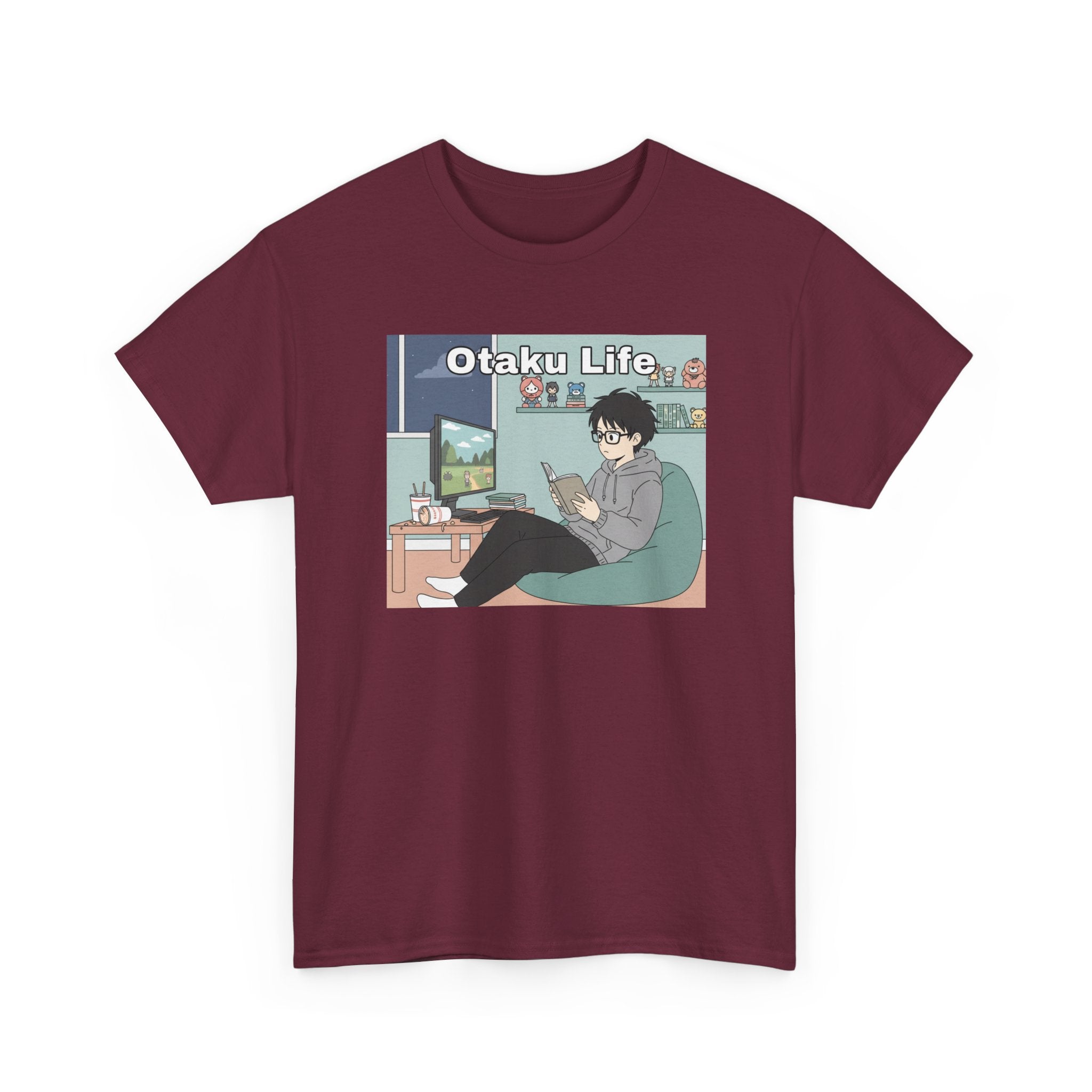 Otaku Life T-Shirt — Chill Anime Gamer Graphic Tee - Adult