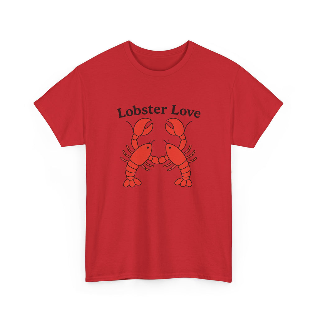 Lobster Love T‑Shirt — Cute Lobster Couple Graphic Tee - Adult