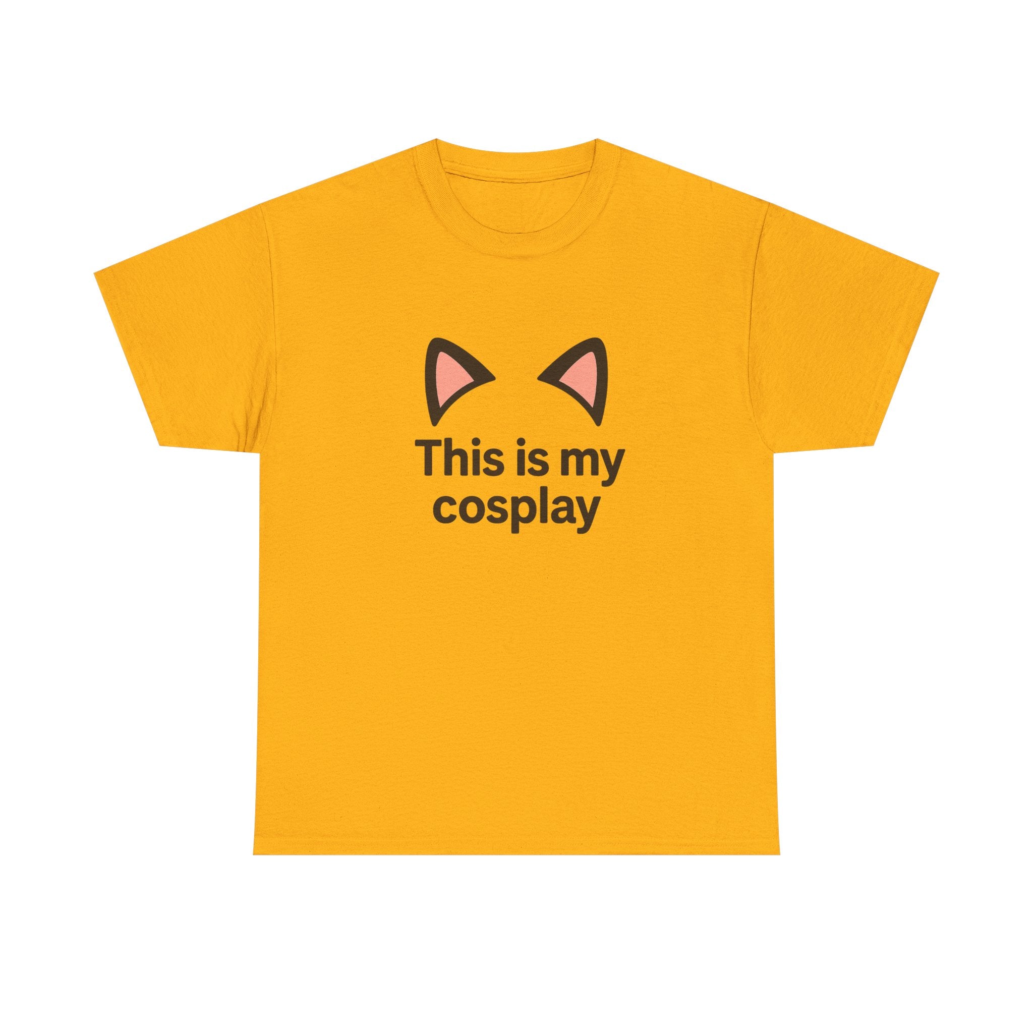 Cat Ear 'This Is My Cosplay' T-Shirt - Adult