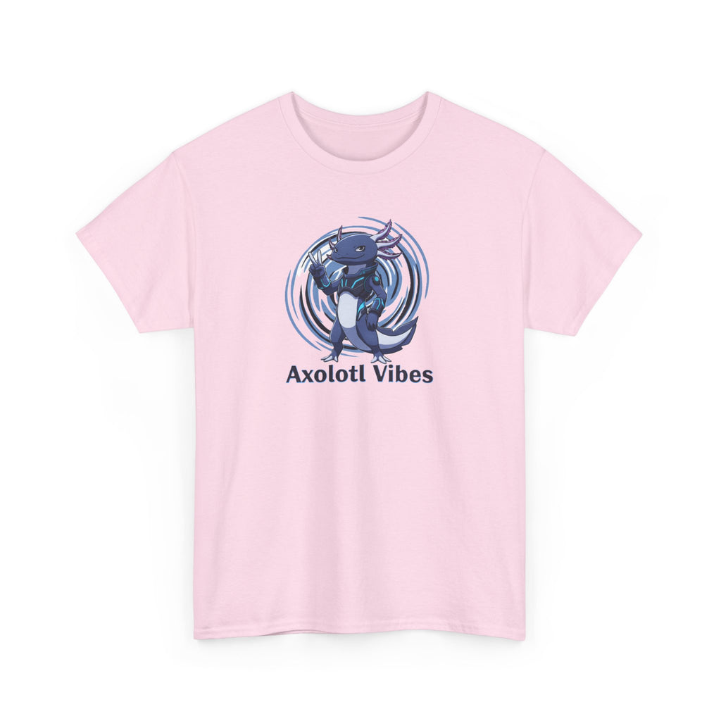Axolotl Vibes T-Shirt — Cool Blue Axolotl Graphic Tee - Adult
