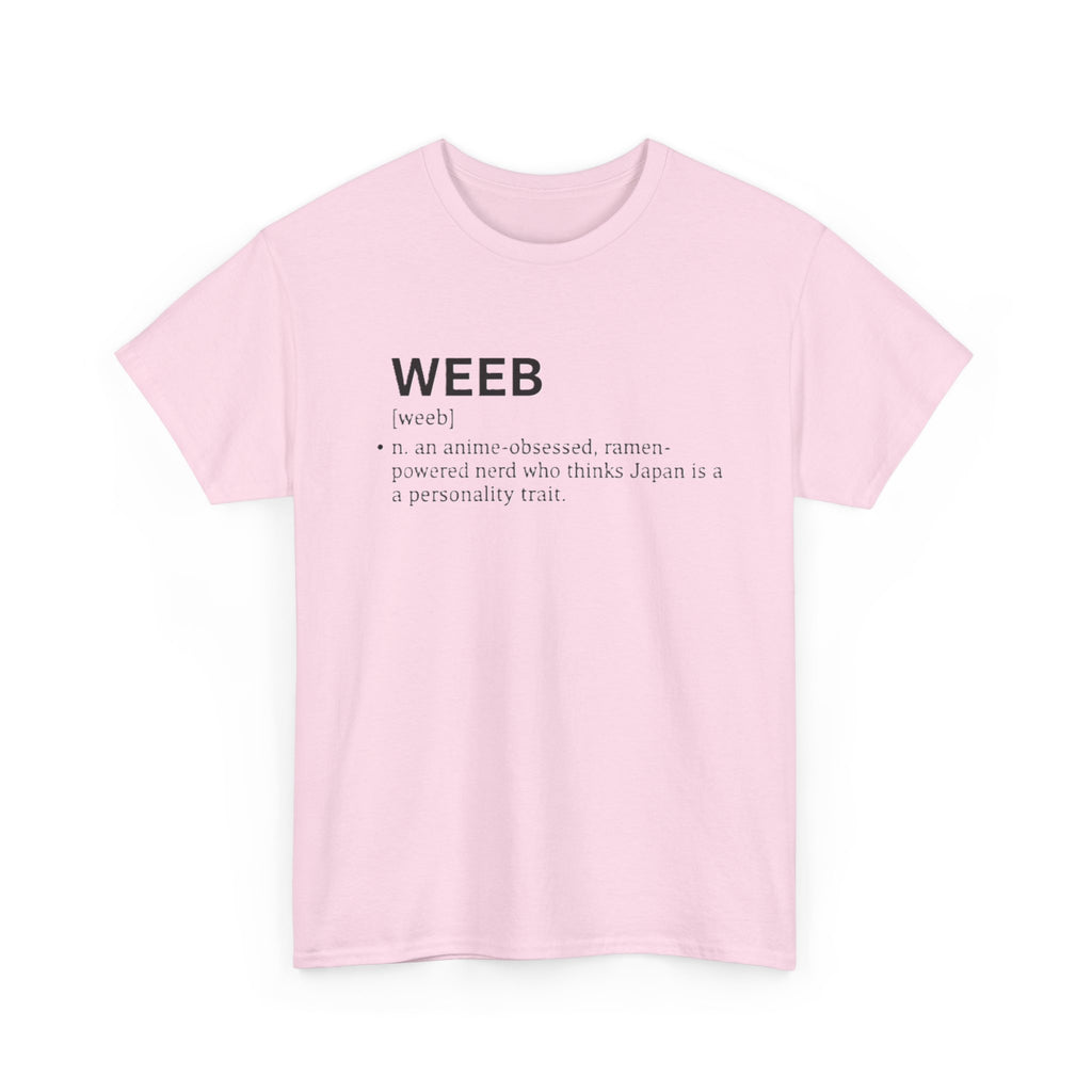 Weeb Definition T-Shirt — Funny Anime Lover Tee - Adult