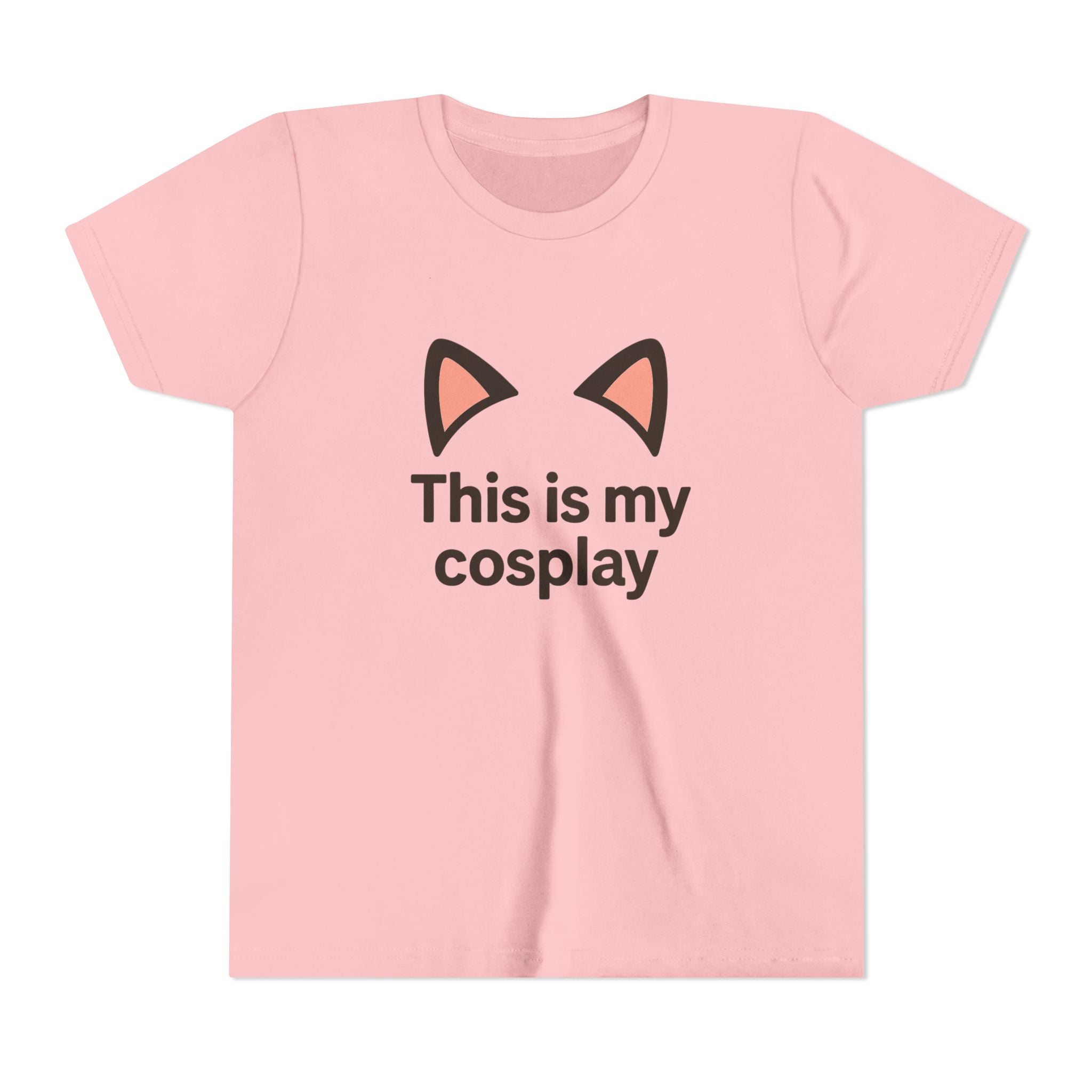 Youth Tee — "This Is My Cosplay" Cat Ear Graphic