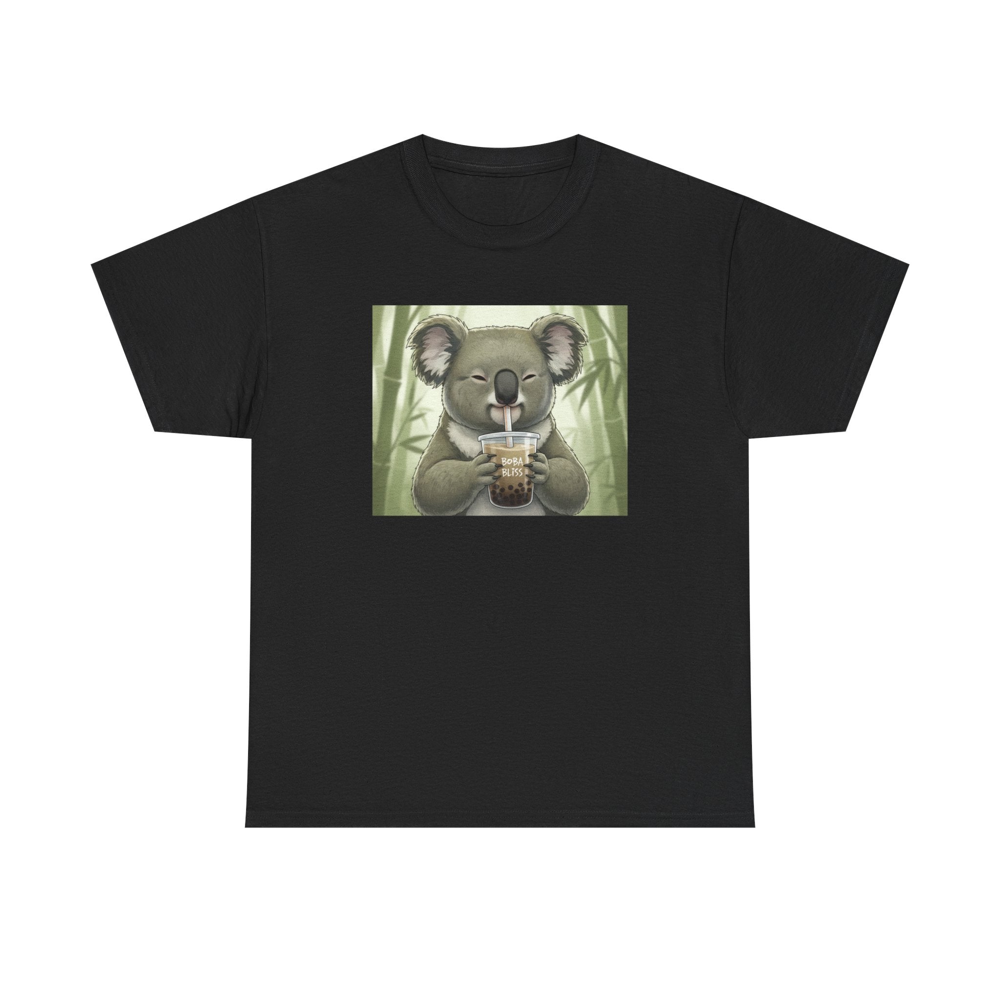 Koala Bubble Tea T‑Shirt — Cute Koala Drinking Boba Graphic Tee - Adult