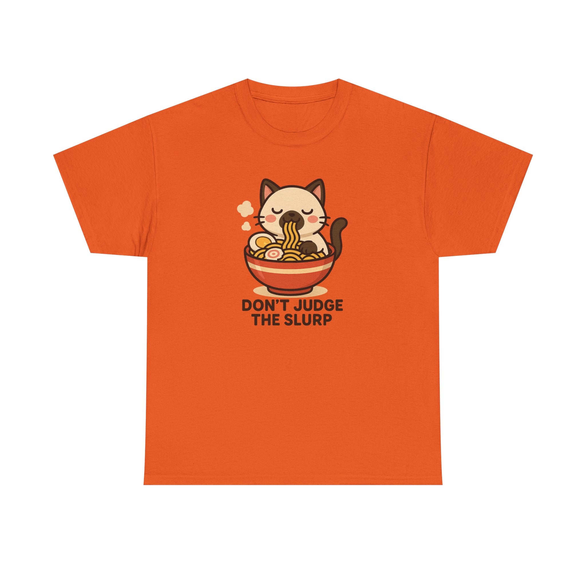 Don’t Judge The Slurp Cat Ramen Tee - Adult