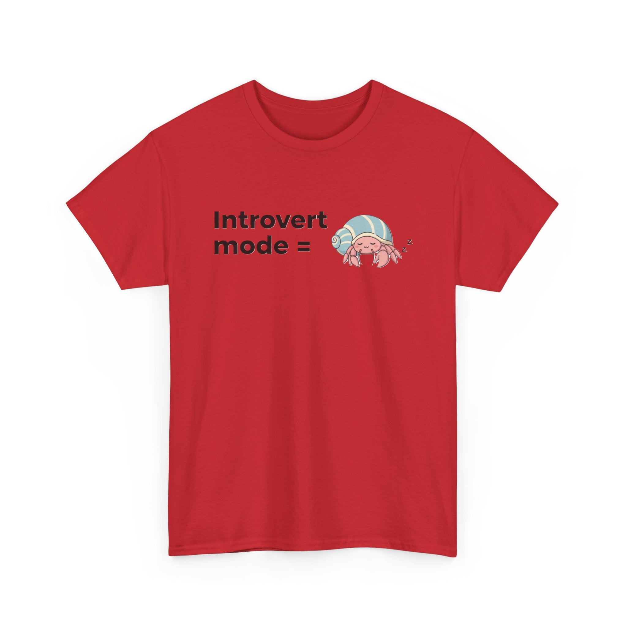 Introvert Mode Graphic Tee — Cute Anime Girl "Introvert mode" T-Shirt - Adult