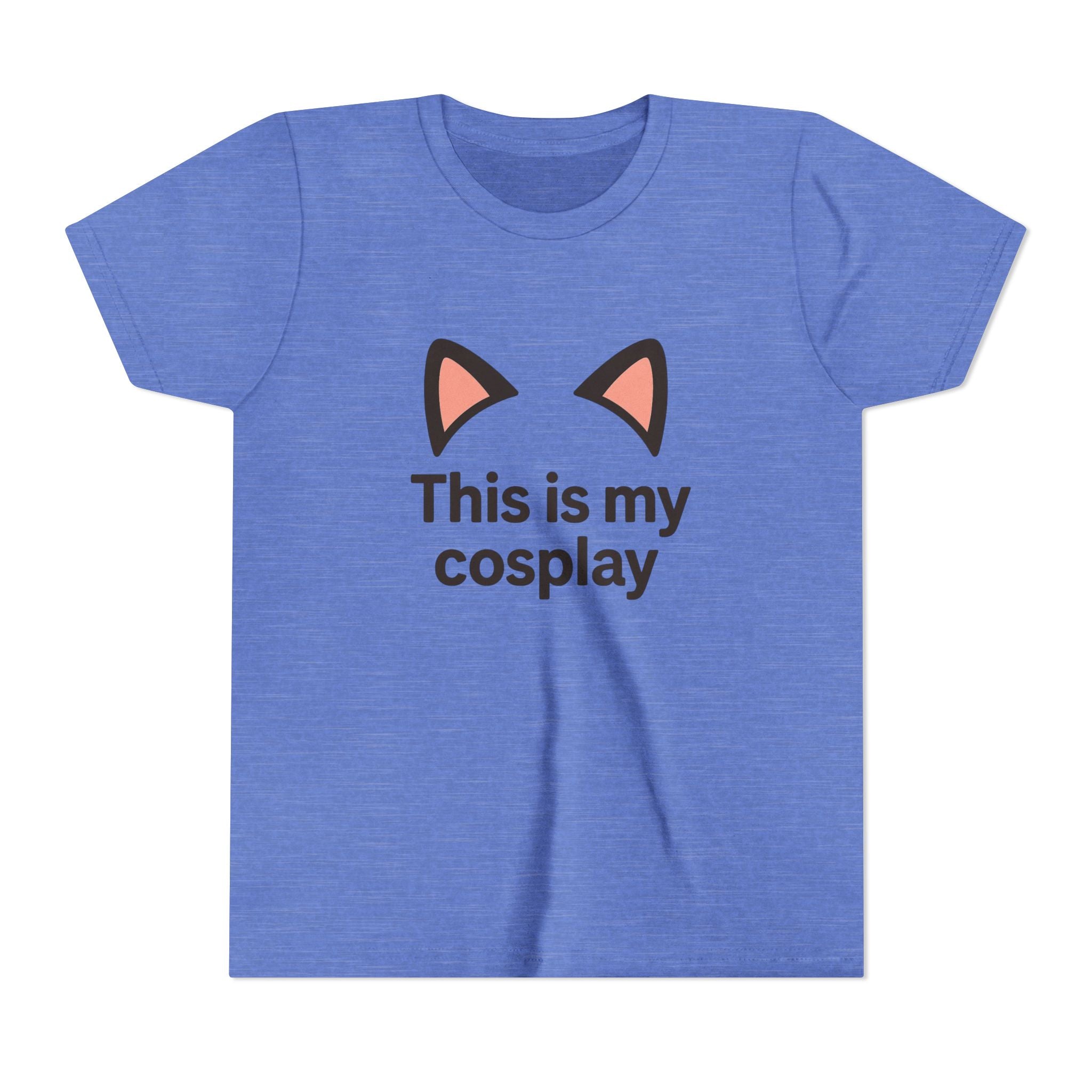 Youth Tee — "This Is My Cosplay" Cat Ear Graphic