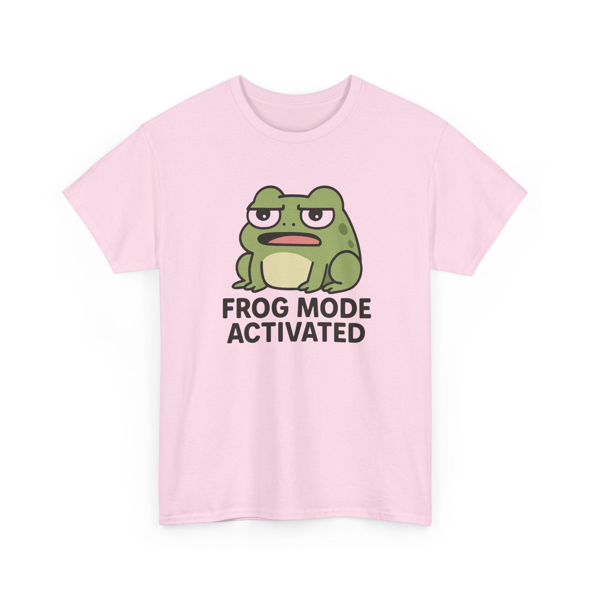 Frog Mode Activated T-Shirt — Cute Cartoon Frog Graphic Tee - Adult