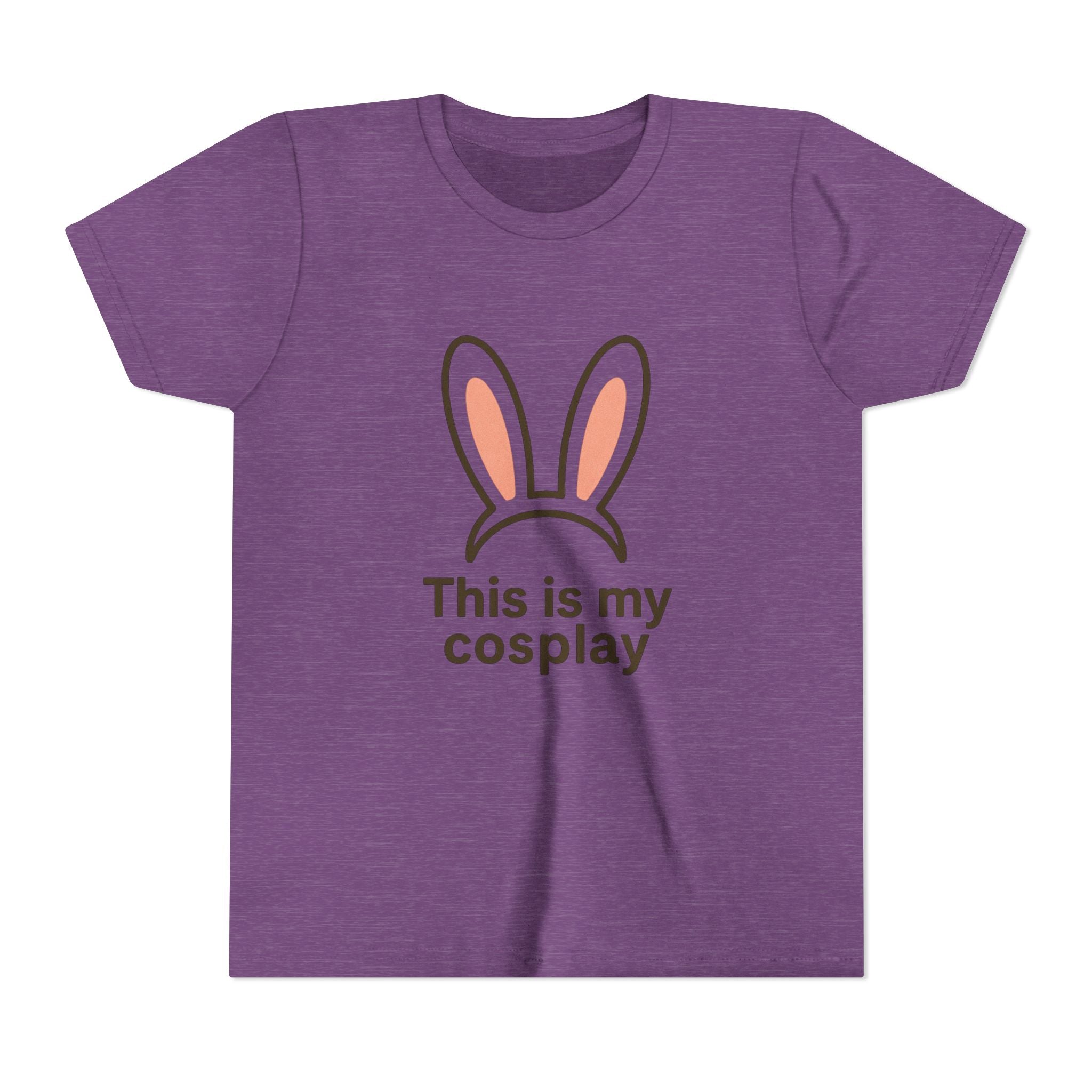 Youth Tee — "This is my cosplay" Bunny Ears Kids T‑Shirt