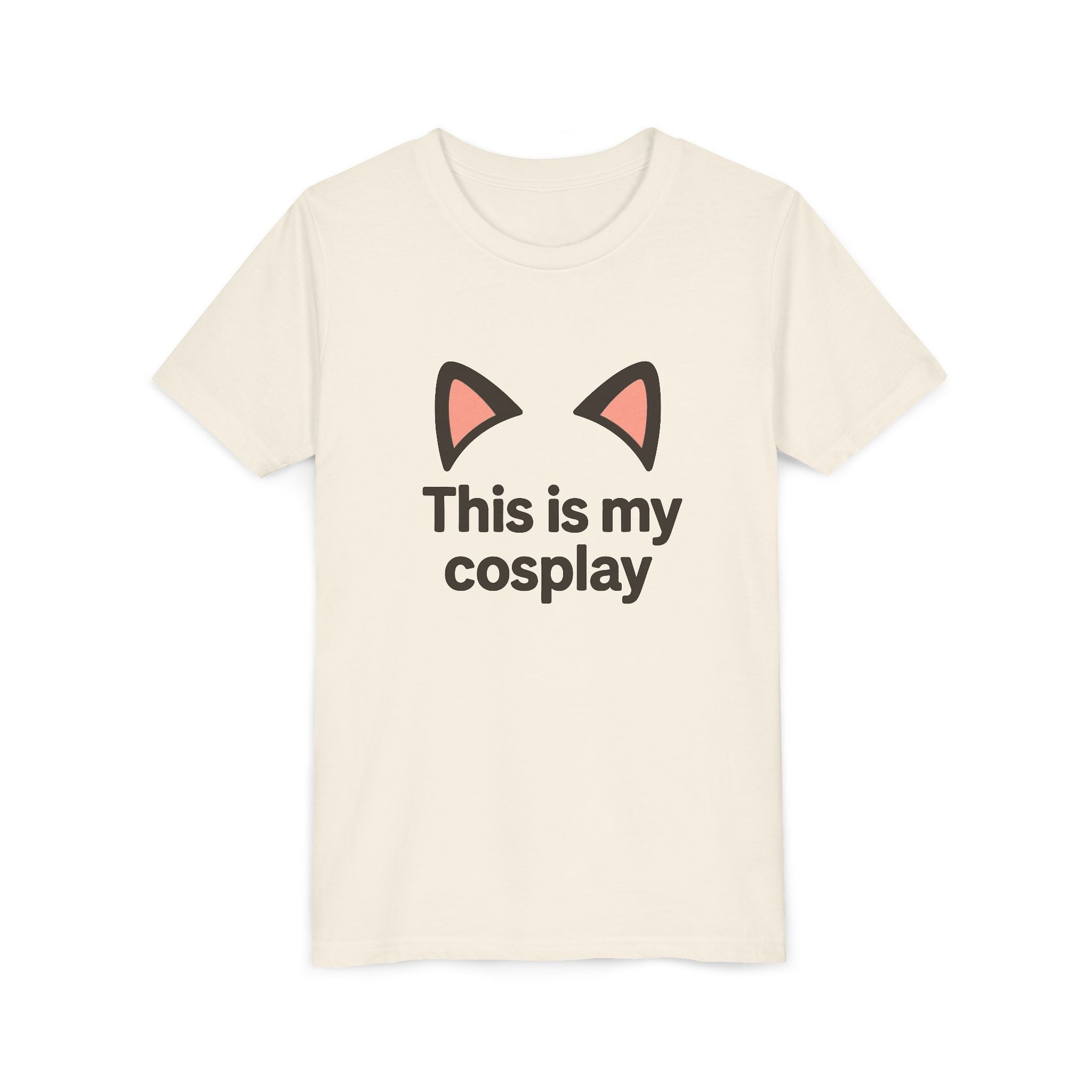 Youth Tee — "This Is My Cosplay" Cat Ear Graphic
