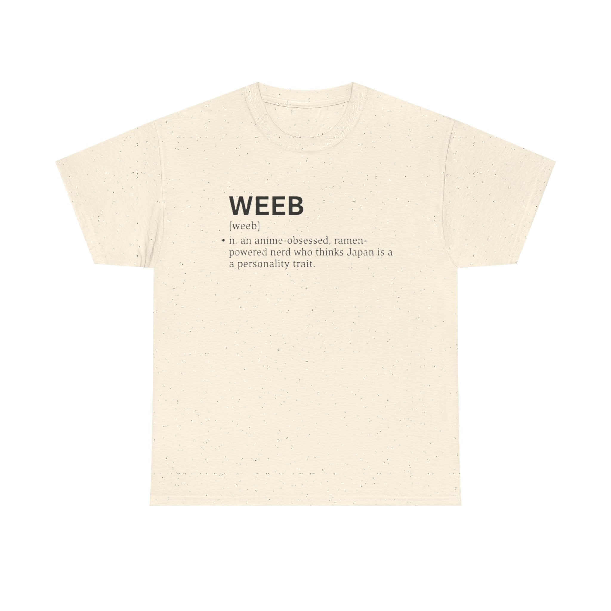 Weeb Definition T-Shirt — Funny Anime Lover Tee - Adult
