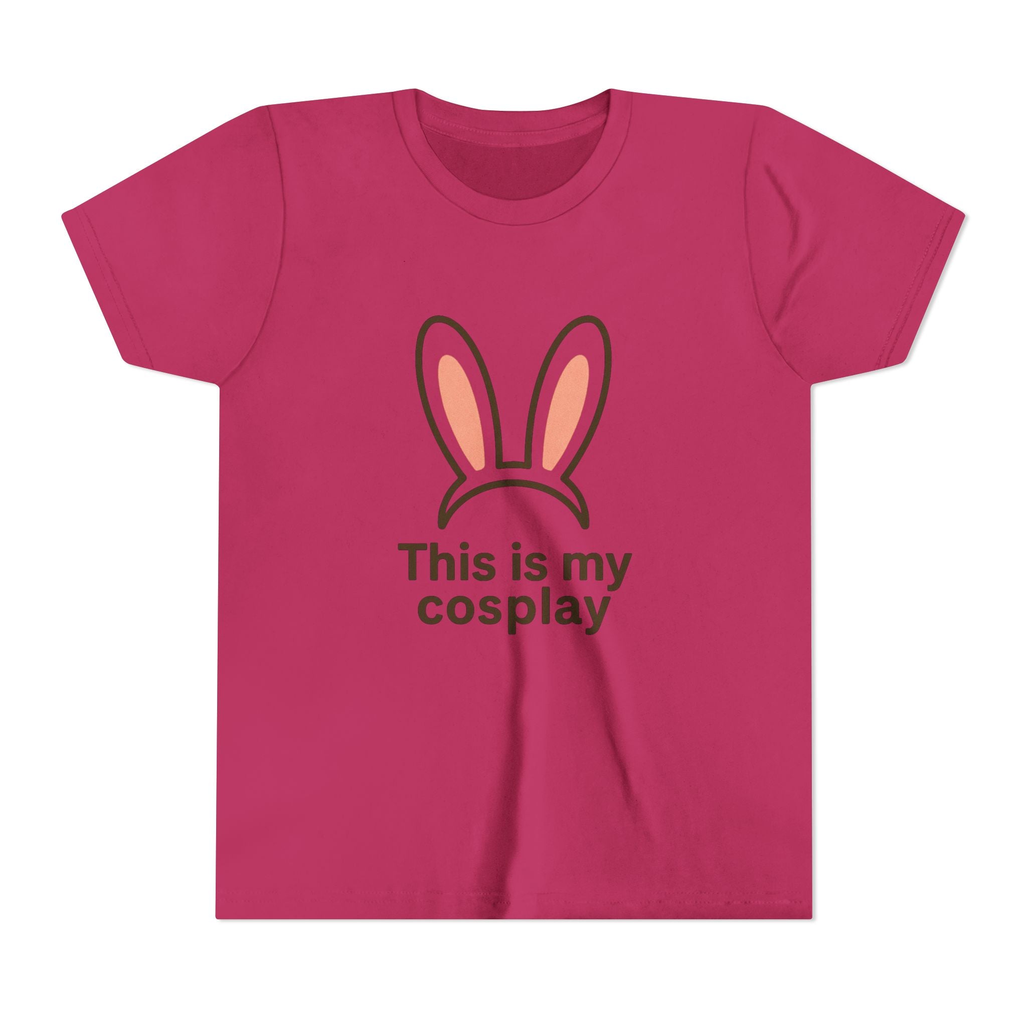 Youth Tee — "This is my cosplay" Bunny Ears Kids T‑Shirt