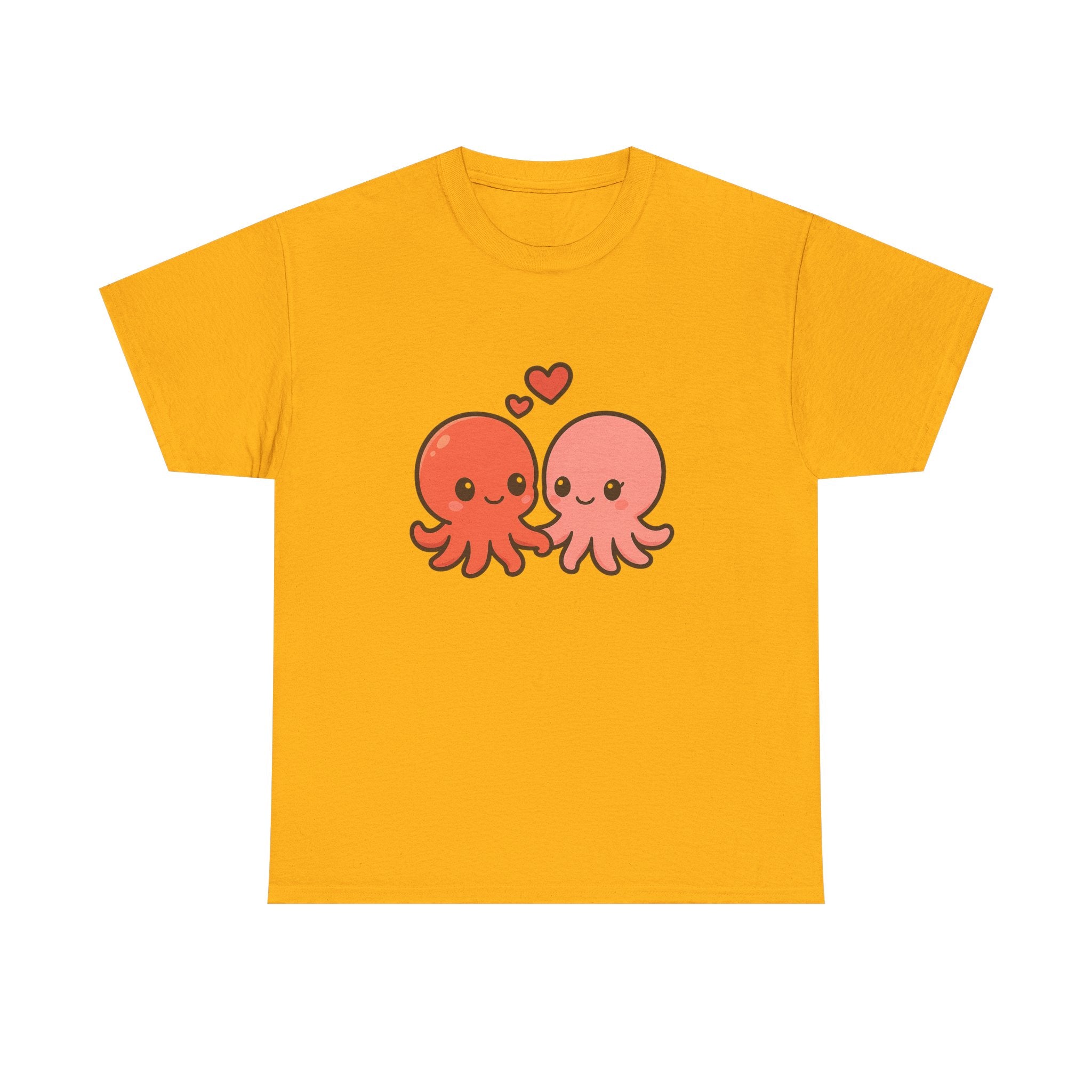 Octopus Couple Tee — Cute Kawaii Love Octopus T-Shirt - Adult