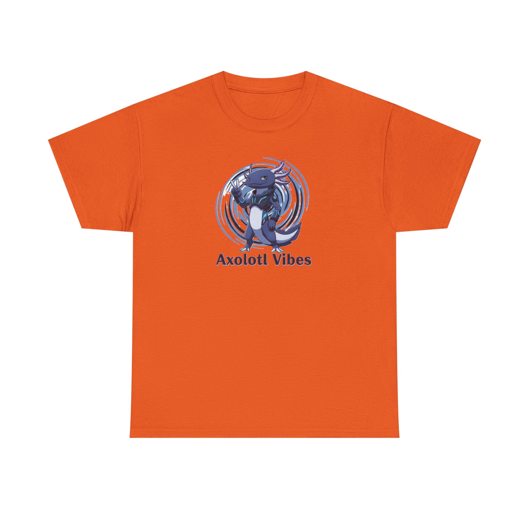 Axolotl Vibes T-Shirt — Cool Blue Axolotl Graphic Tee - Adult