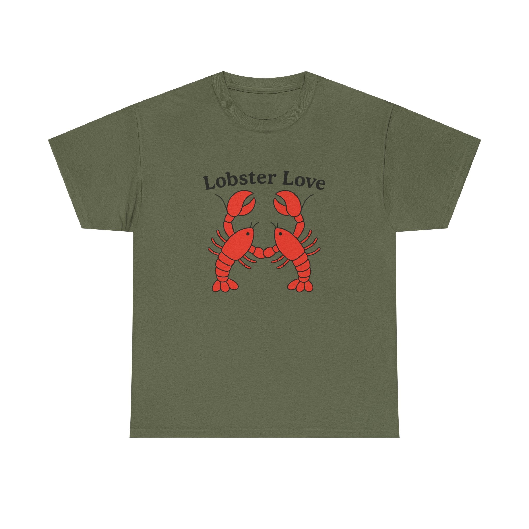 Lobster Love T‑Shirt — Cute Lobster Couple Graphic Tee - Adult