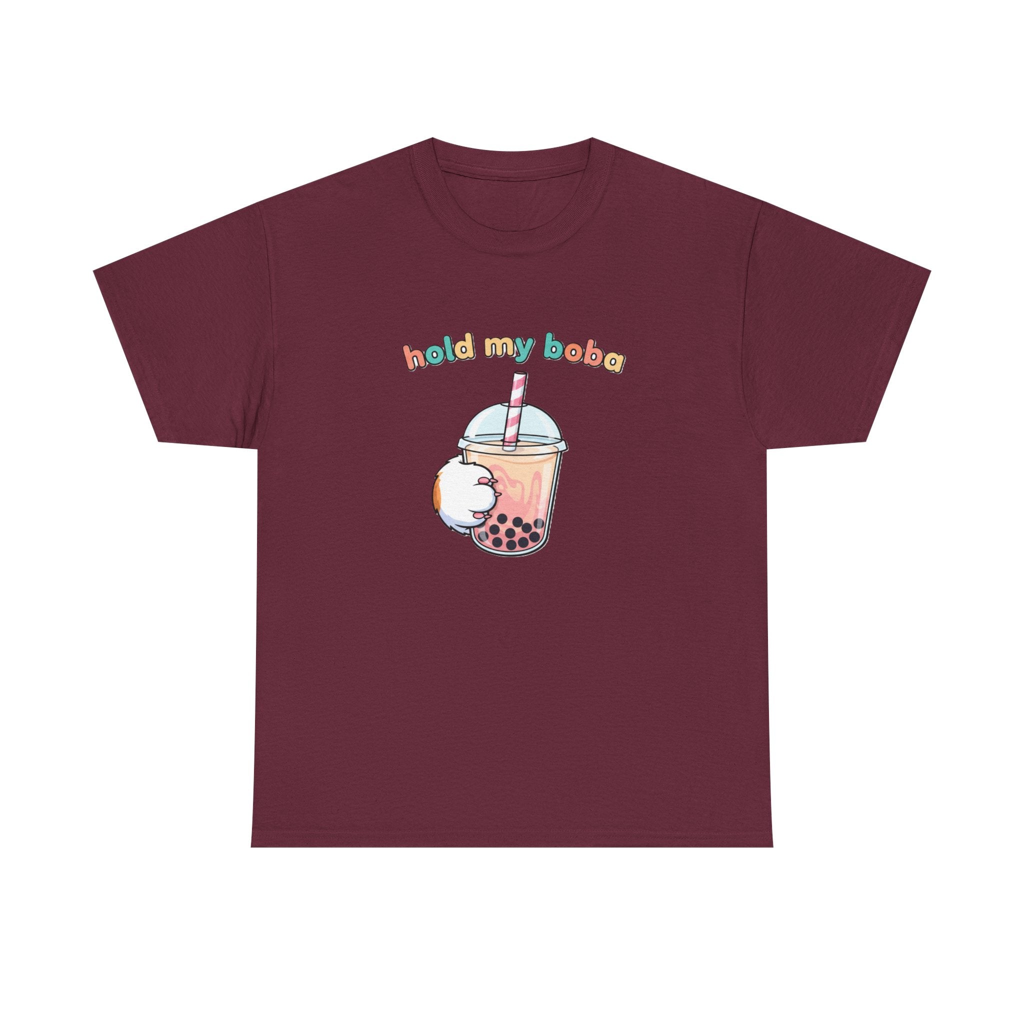 Hold My Boba T‑Shirt — Cute Bubble Tea Graphic Tee - Adult
