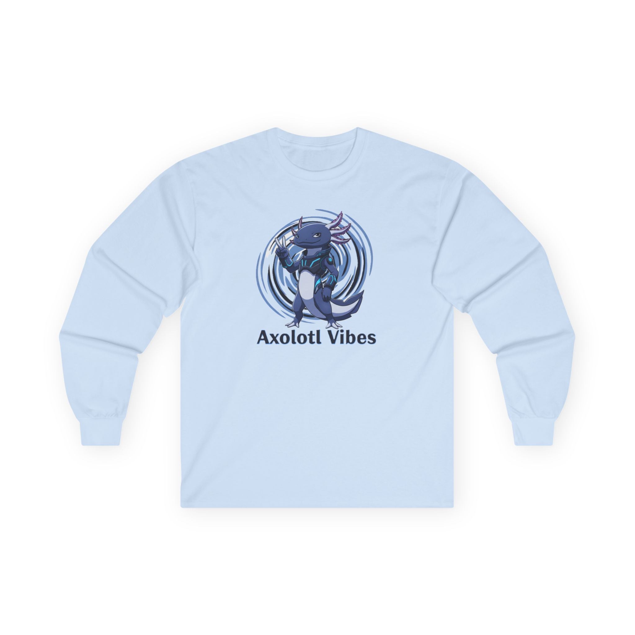 Axolotl Vibes Long Sleeve Tee - Adult