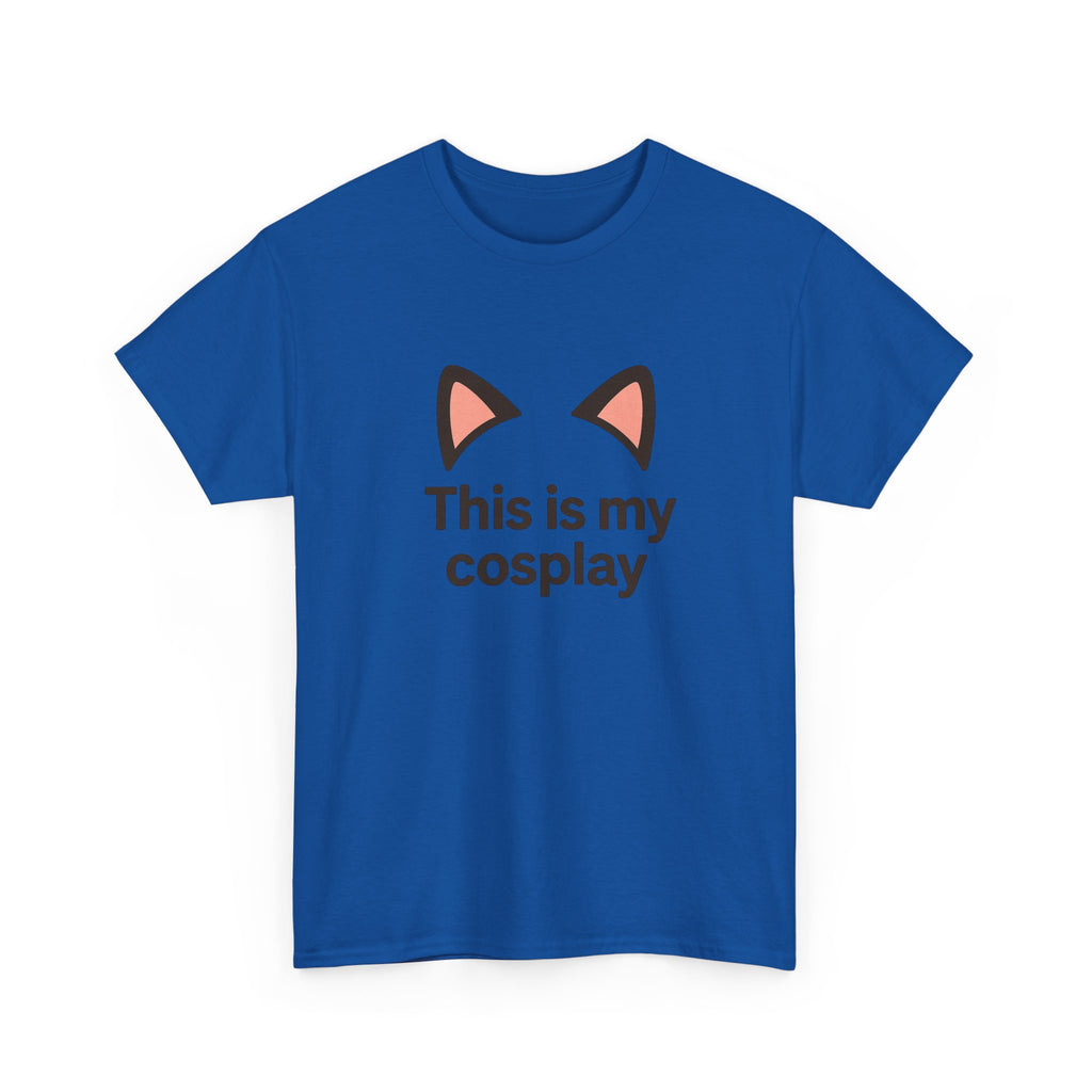 Cat Ear 'This Is My Cosplay' T-Shirt - Adult