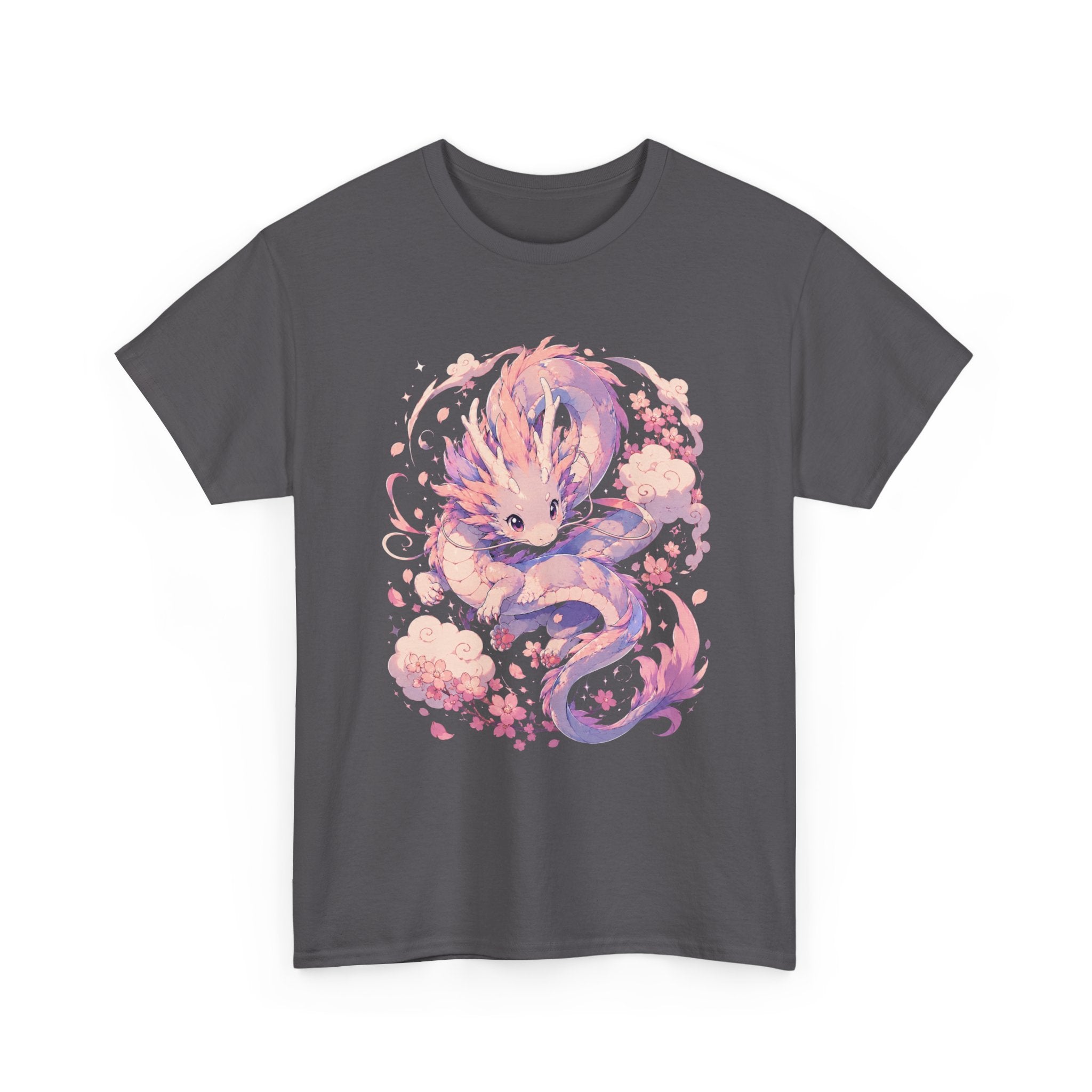 Dragon Fox Tee — Pastel Mythical Creature Graphic Shirt - Adult