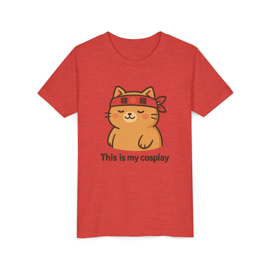 Kids" This Is My Cosplay" Cat Tee — Cute Anime Kawaii Cat Costume Shirt for Children