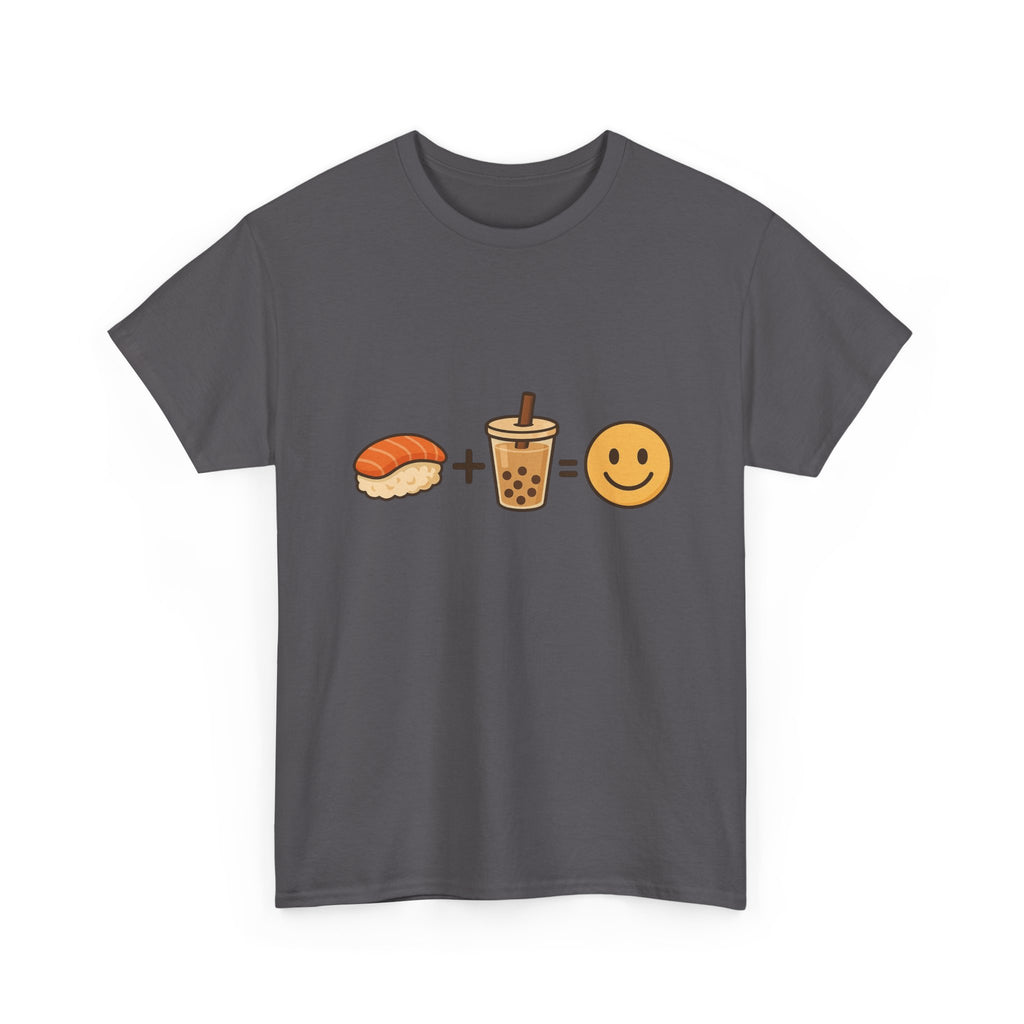 Sushi + Boba = Happy Tee - Adult