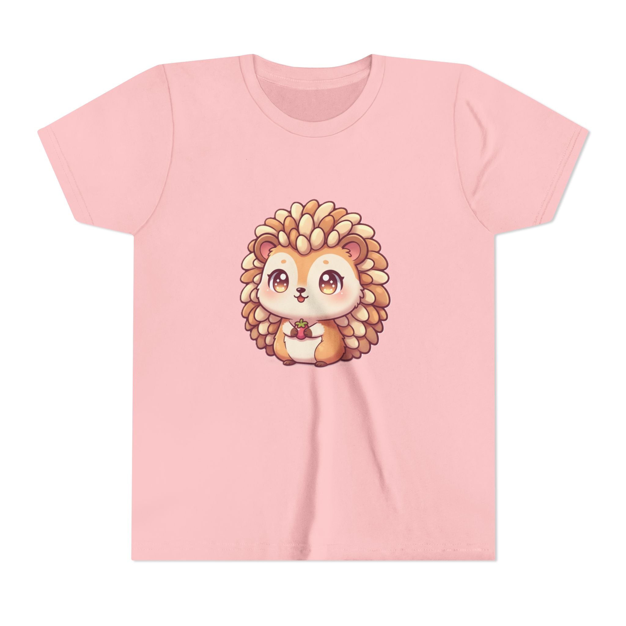 Cute Hedgehog Youth Tee — Adorable Cartoon Woodland Animal Kids Shirt