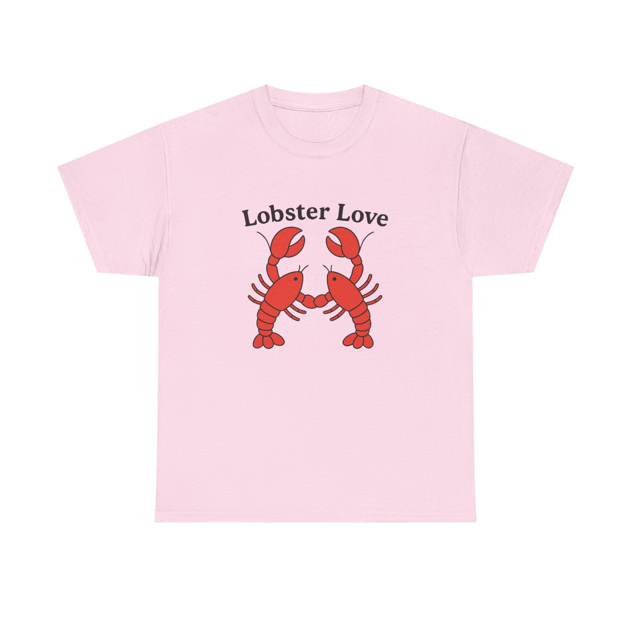 Lobster Love T‑Shirt — Cute Lobster Couple Graphic Tee - Adult