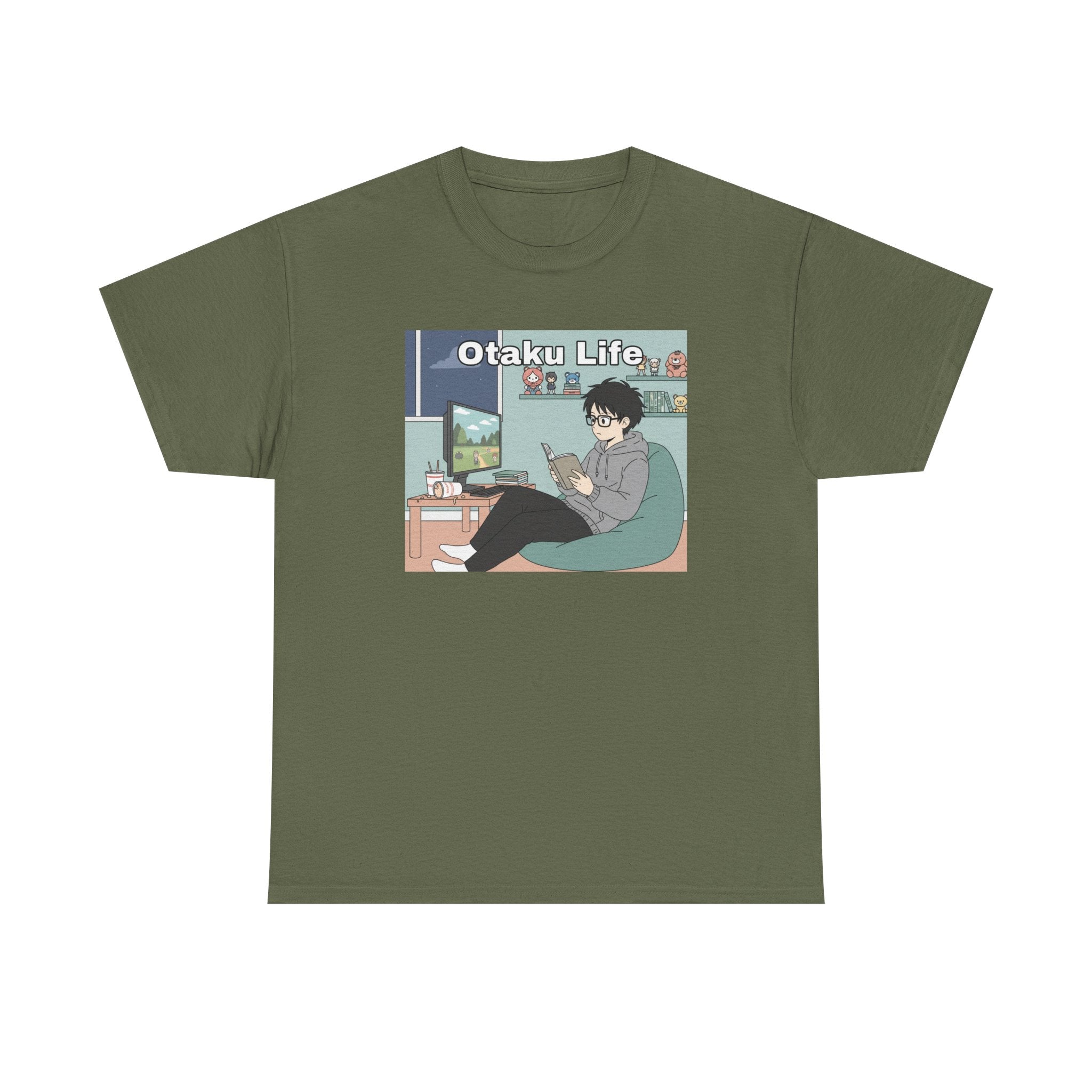 Otaku Life T-Shirt — Chill Anime Gamer Graphic Tee - Adult