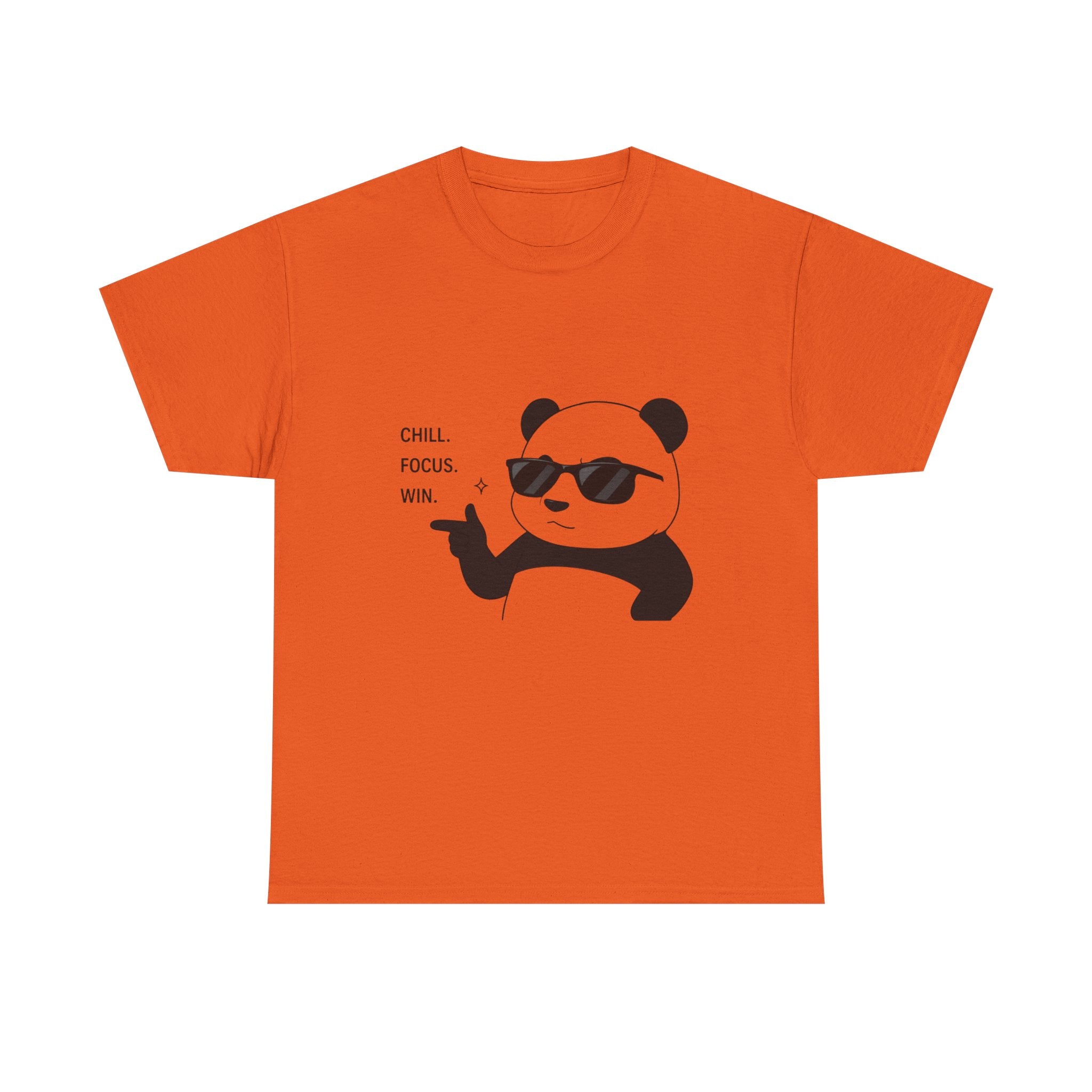 Panda 'Chill. Focus. Win.' T-Shirt - Adult