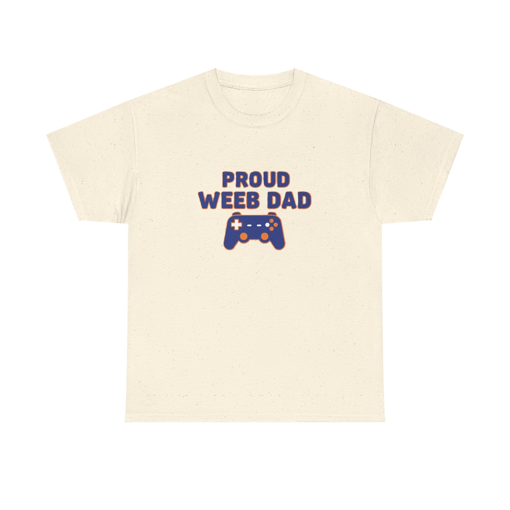 Proud Weeb Dad T-Shirt — Gamer Controller Graphic Dad Tee - Adult