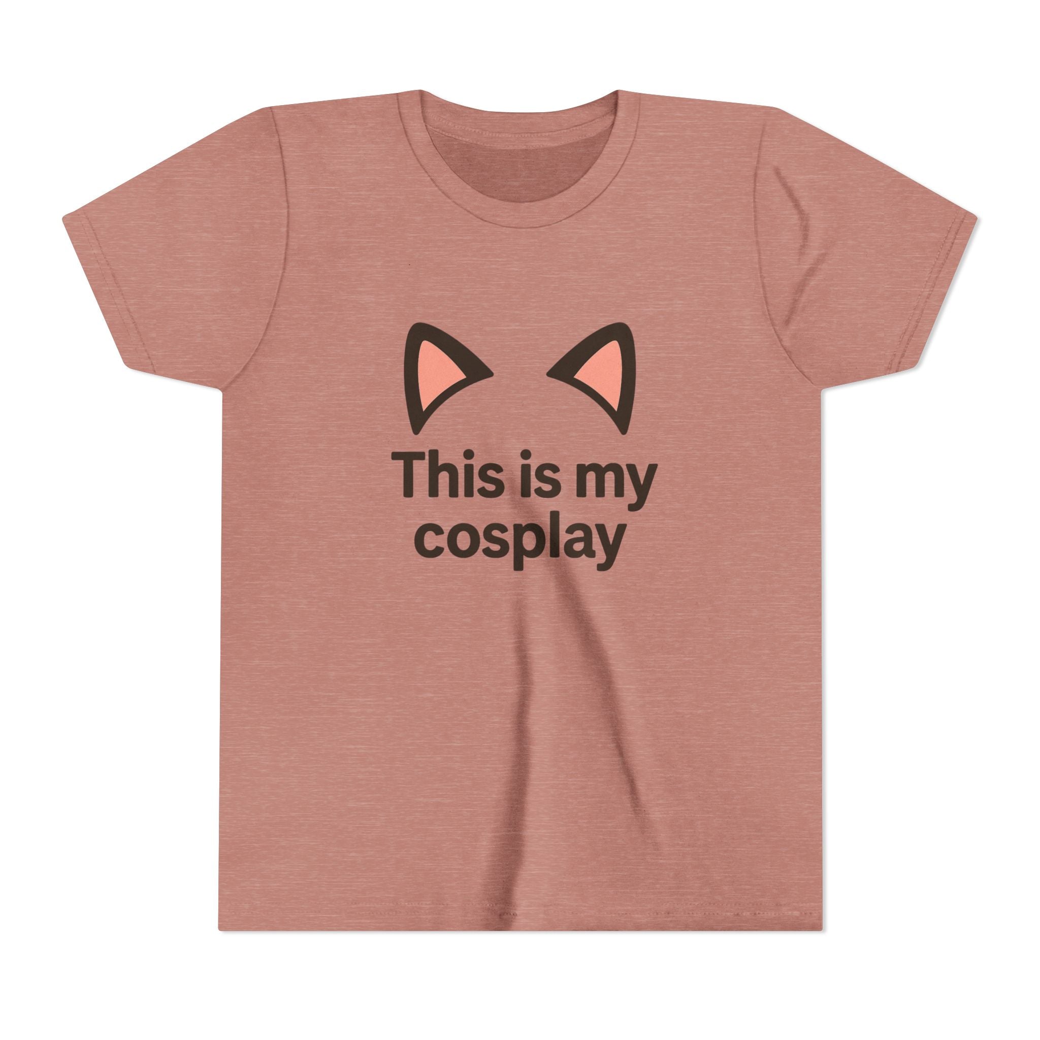 Youth Tee — "This Is My Cosplay" Cat Ear Graphic